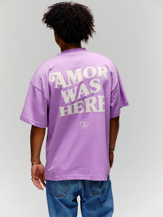 AMOR T-Shirt Purple