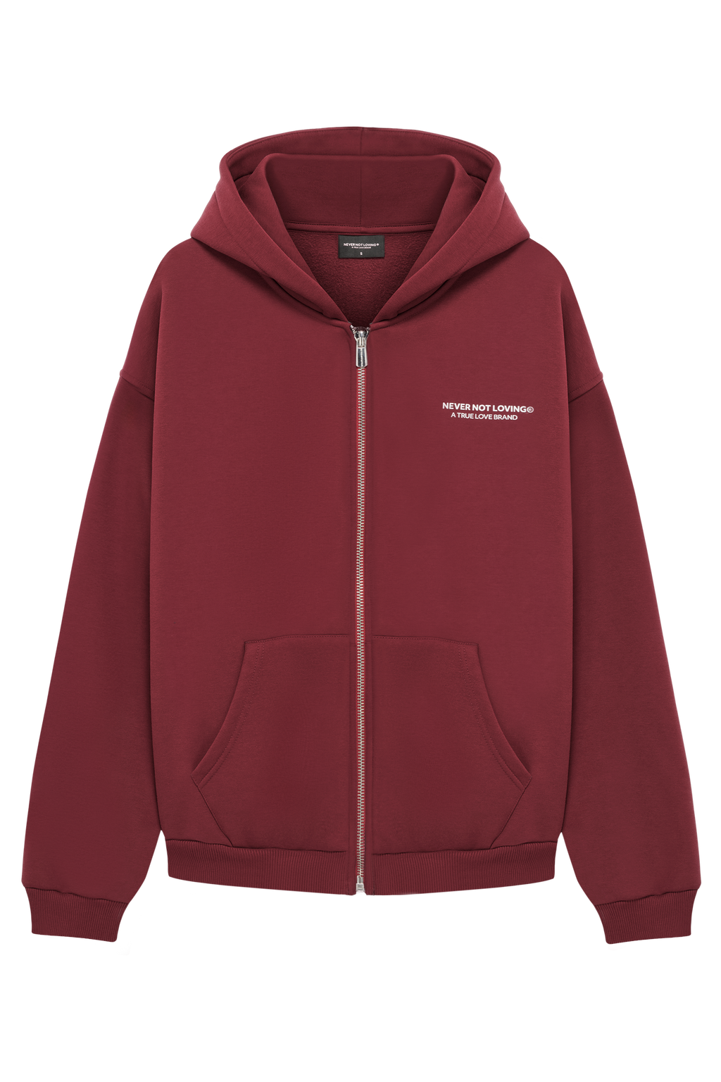 Glint Sweat Jacket Deep Red