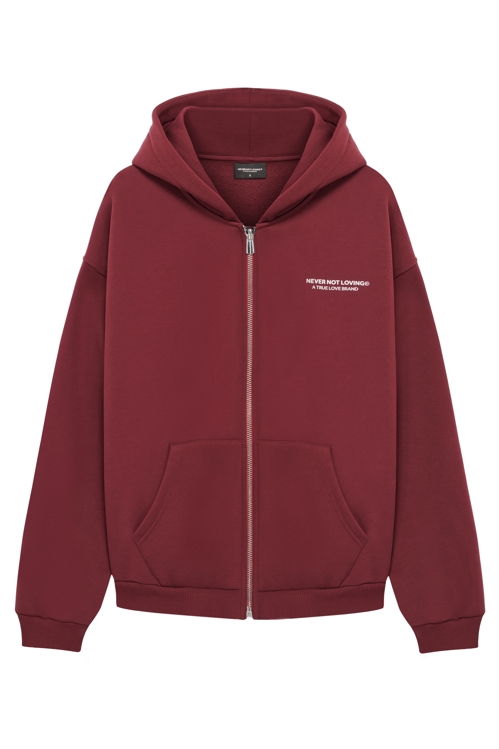 Glint Sweat Jacket Deep Red