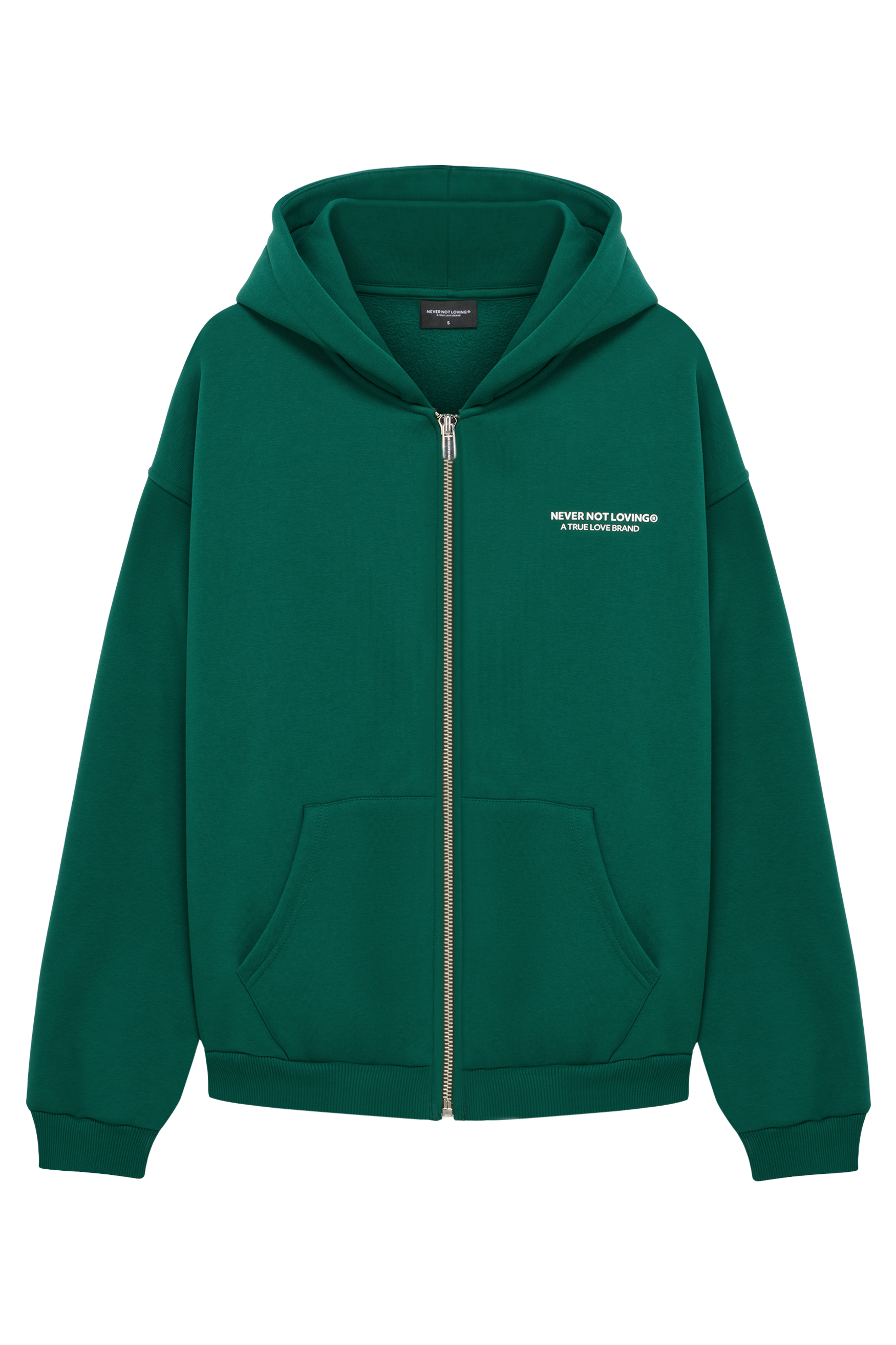 Glint Sweat Jacket Moss Green