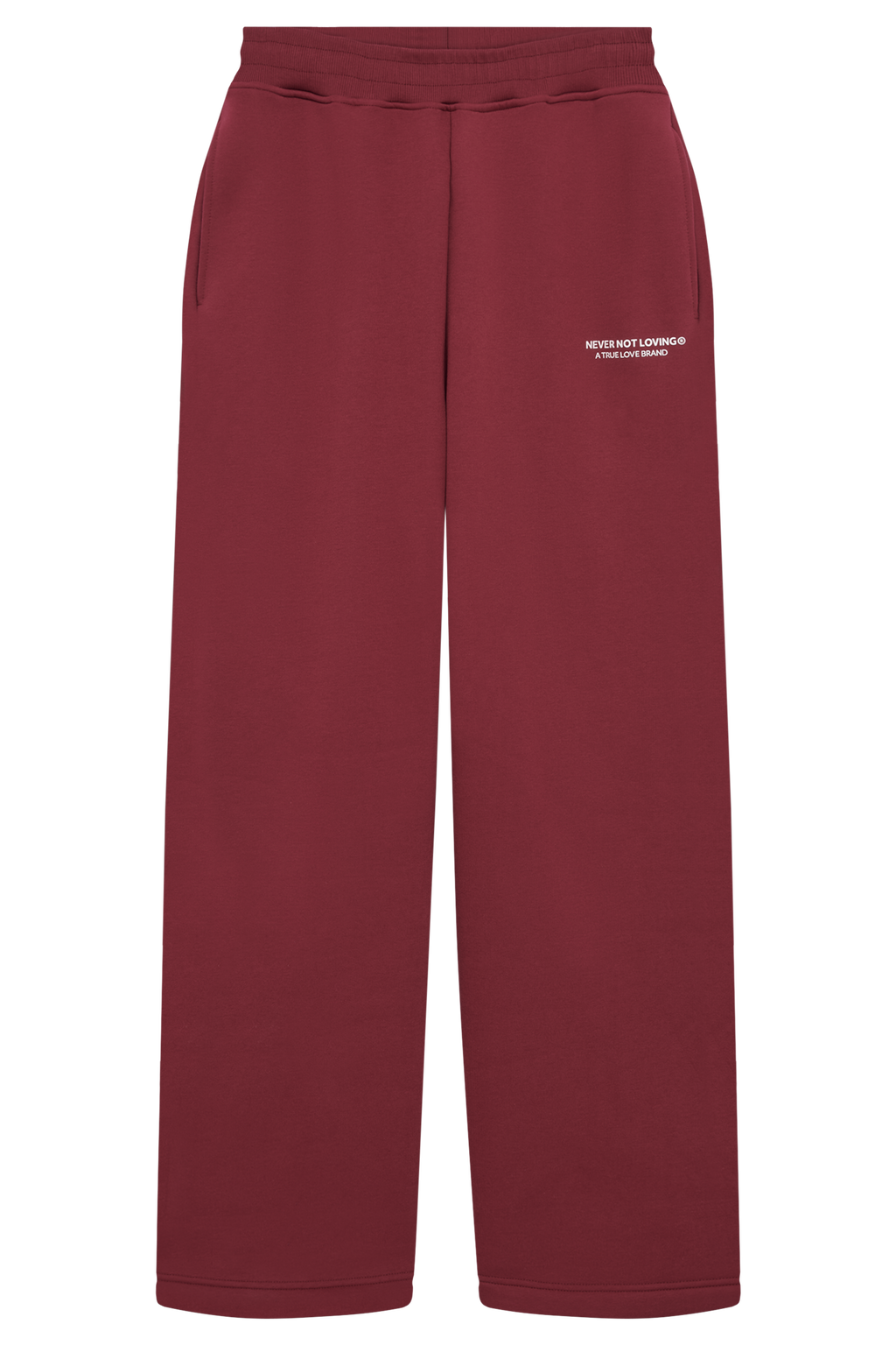 Glint Sweat Pants Deep Red