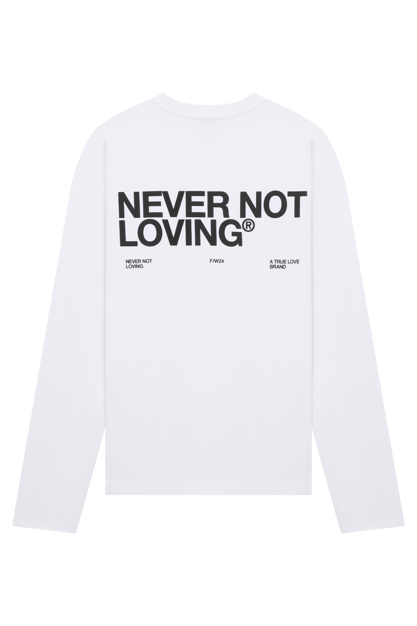 Longsleeve Logo White