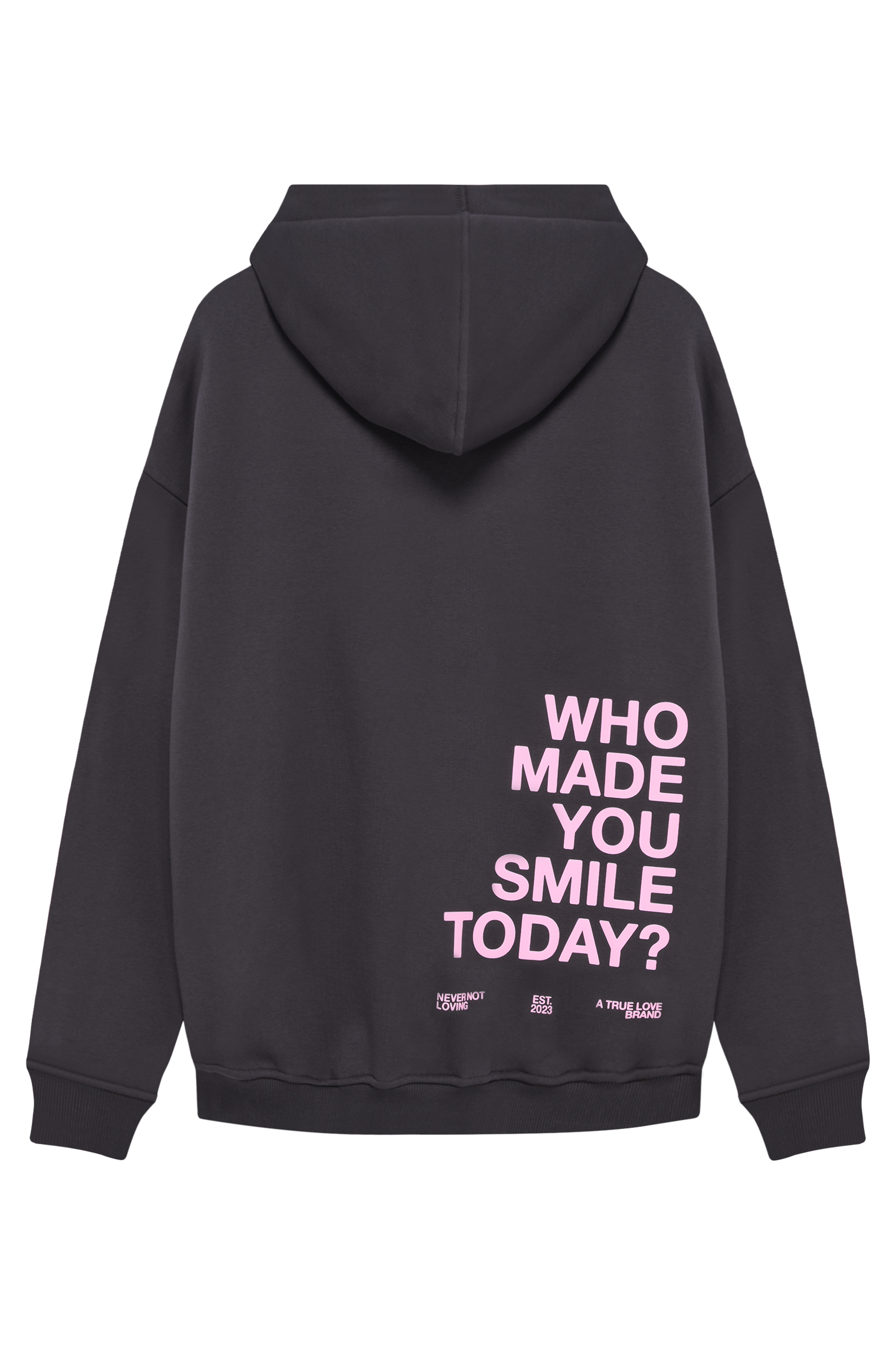 Smile Hoodie Anthrazit