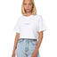 NNL Letter Crop Top White