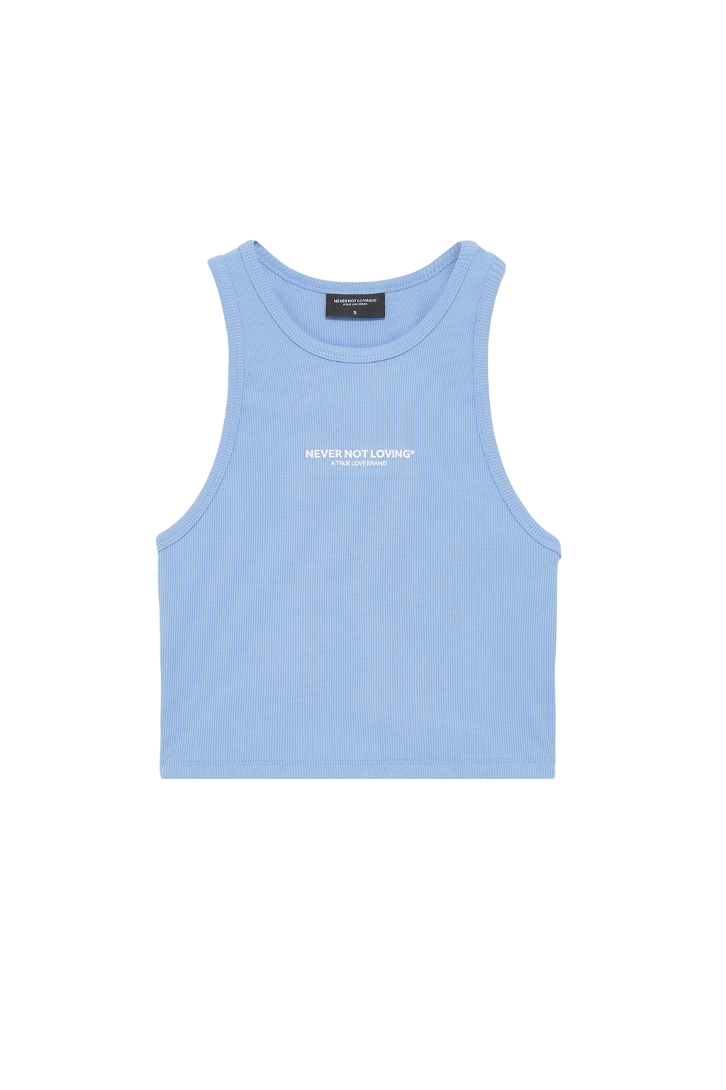 WOMEN'S CROPPED TANK TOP RIVER BLUE