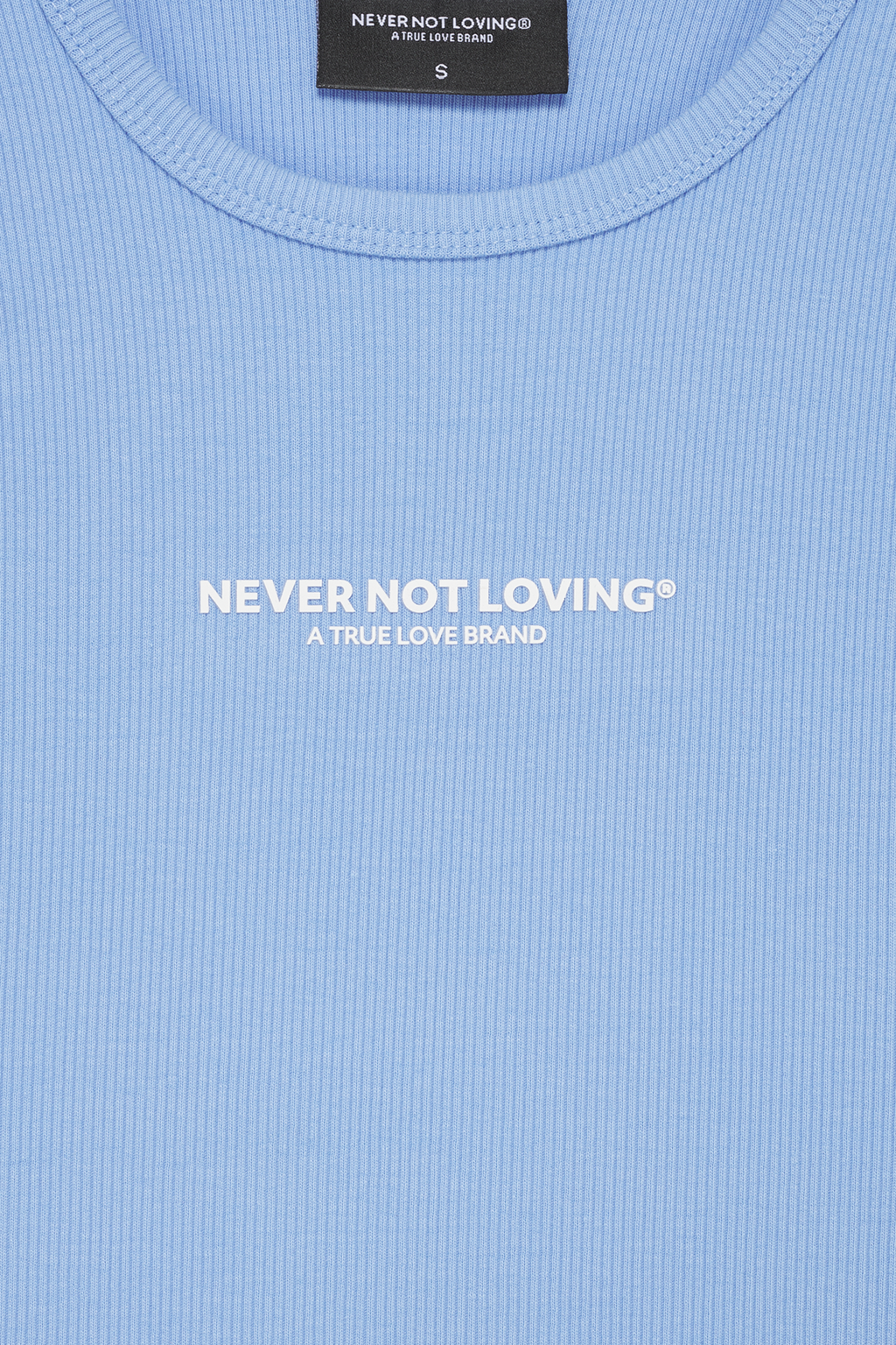 WOMEN'S CROPPED TANK TOP RIVER BLUE