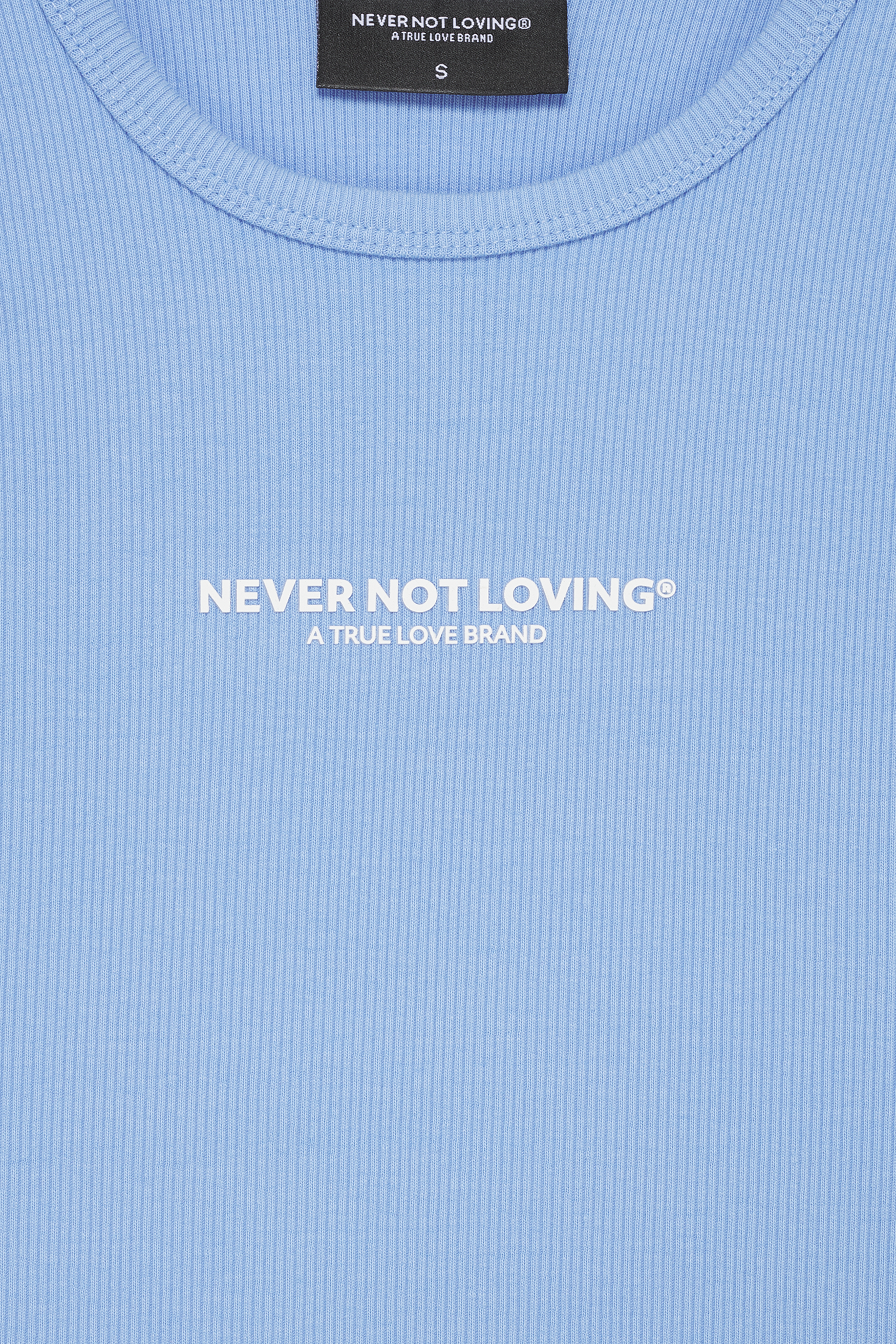 WOMEN'S CROPPED TANK TOP RIVER BLUE