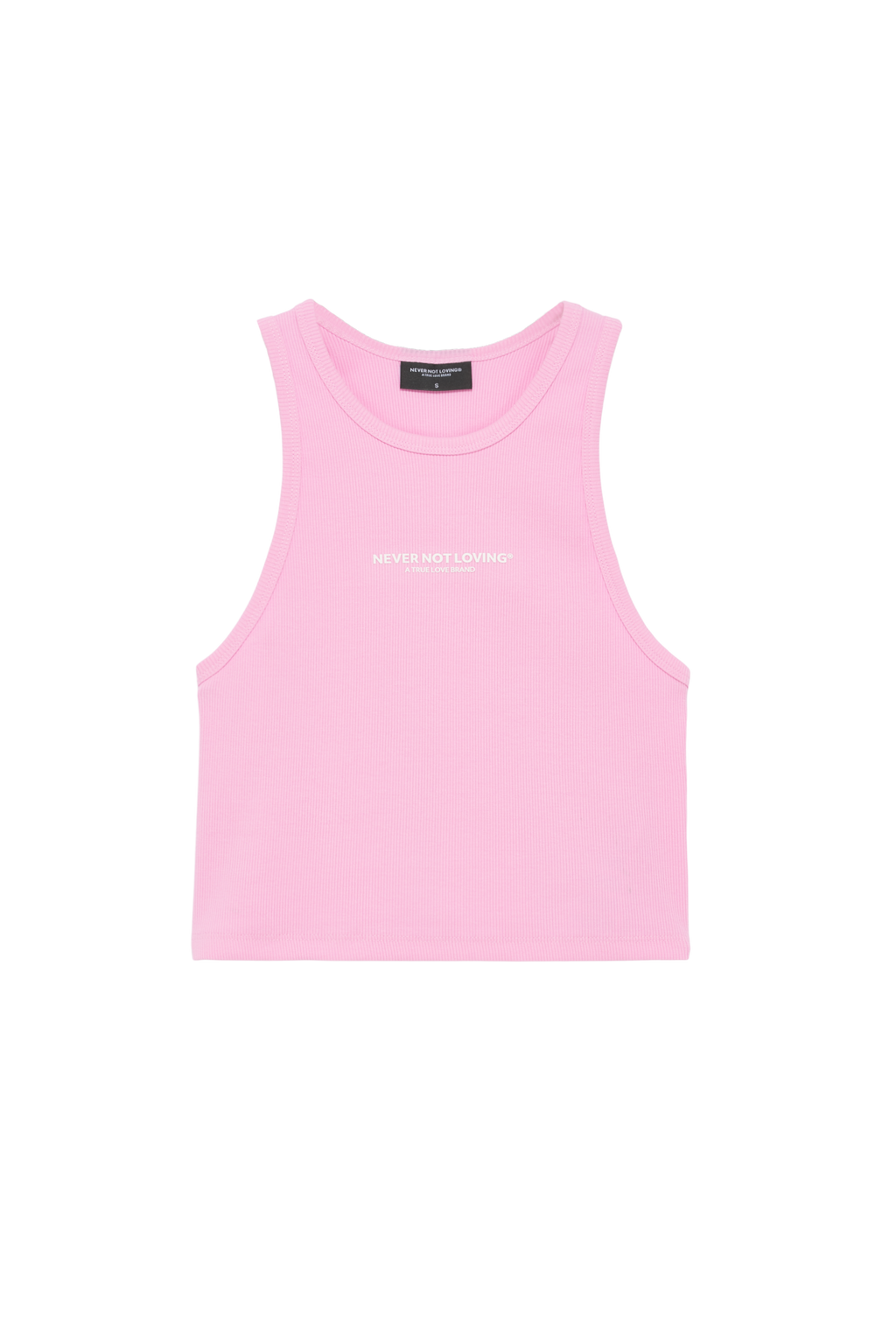 WOMEN'S CROPPED TANK TOP PINK BLOSSOM