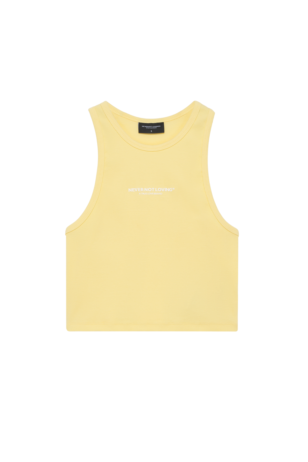 WOMEN'S CROPPED TANK TOP BUZZING YELLOW