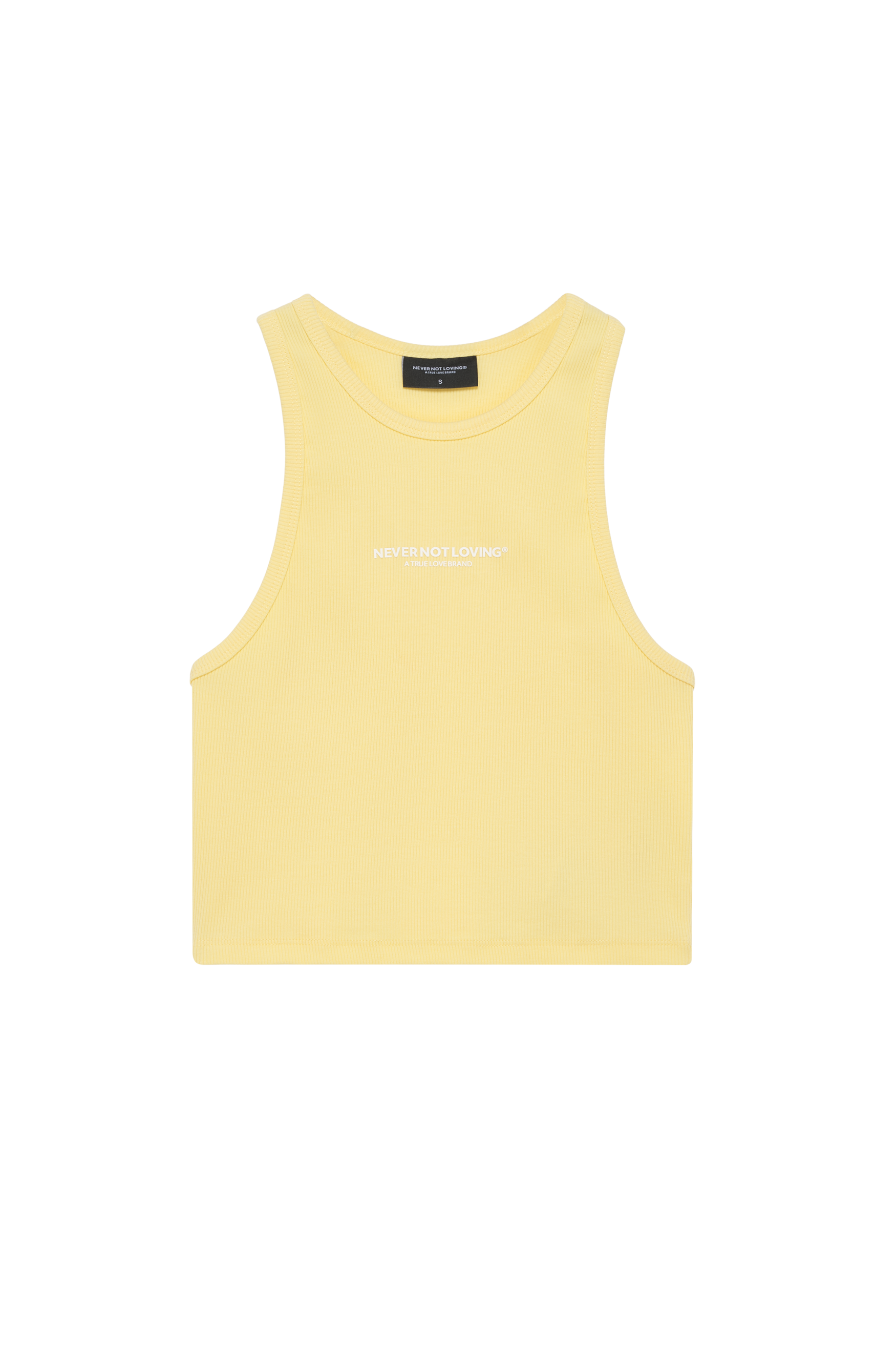 WOMEN'S CROPPED TANK TOP BUZZING YELLOW