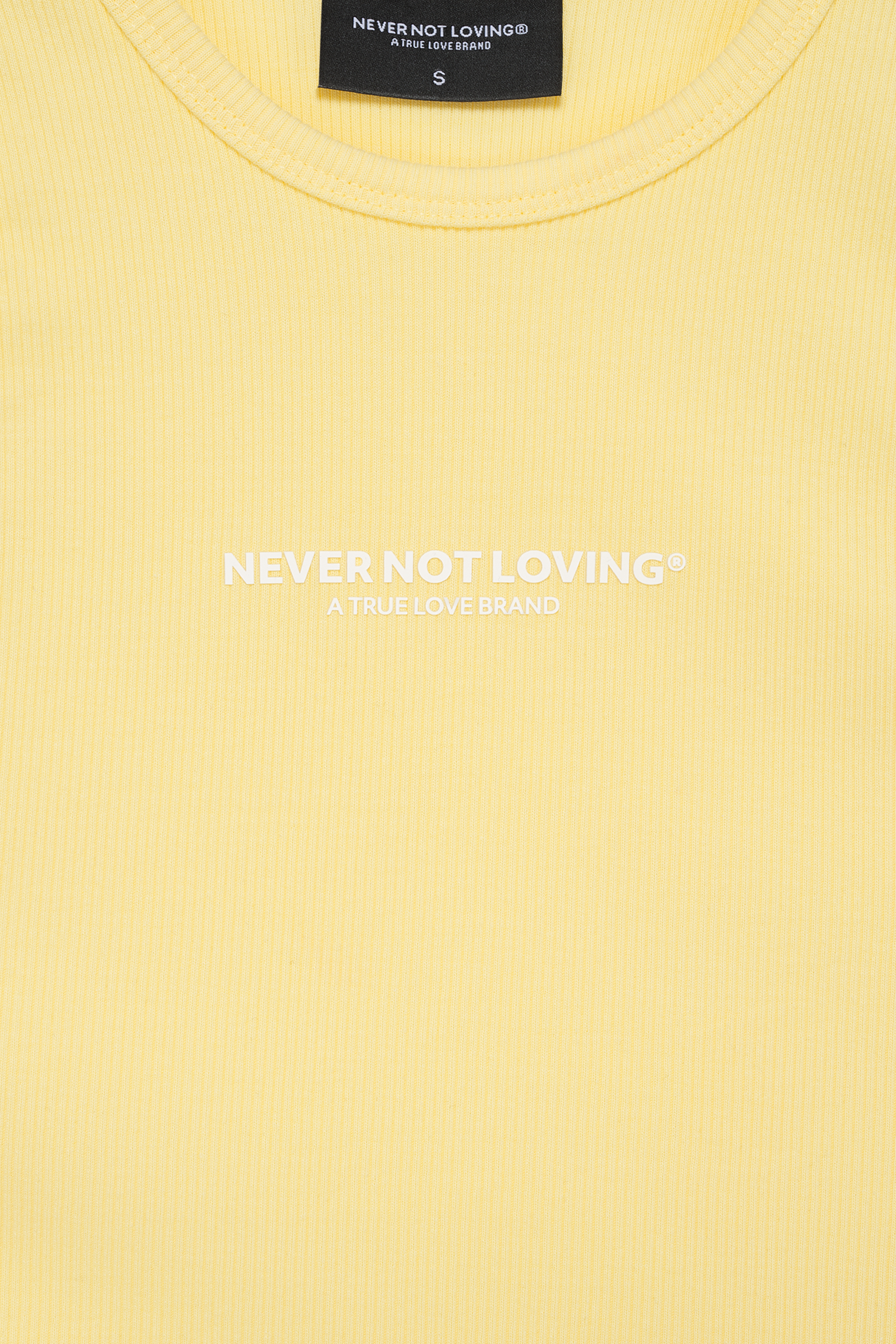 WOMEN'S CROPPED TANK TOP BUZZING YELLOW
