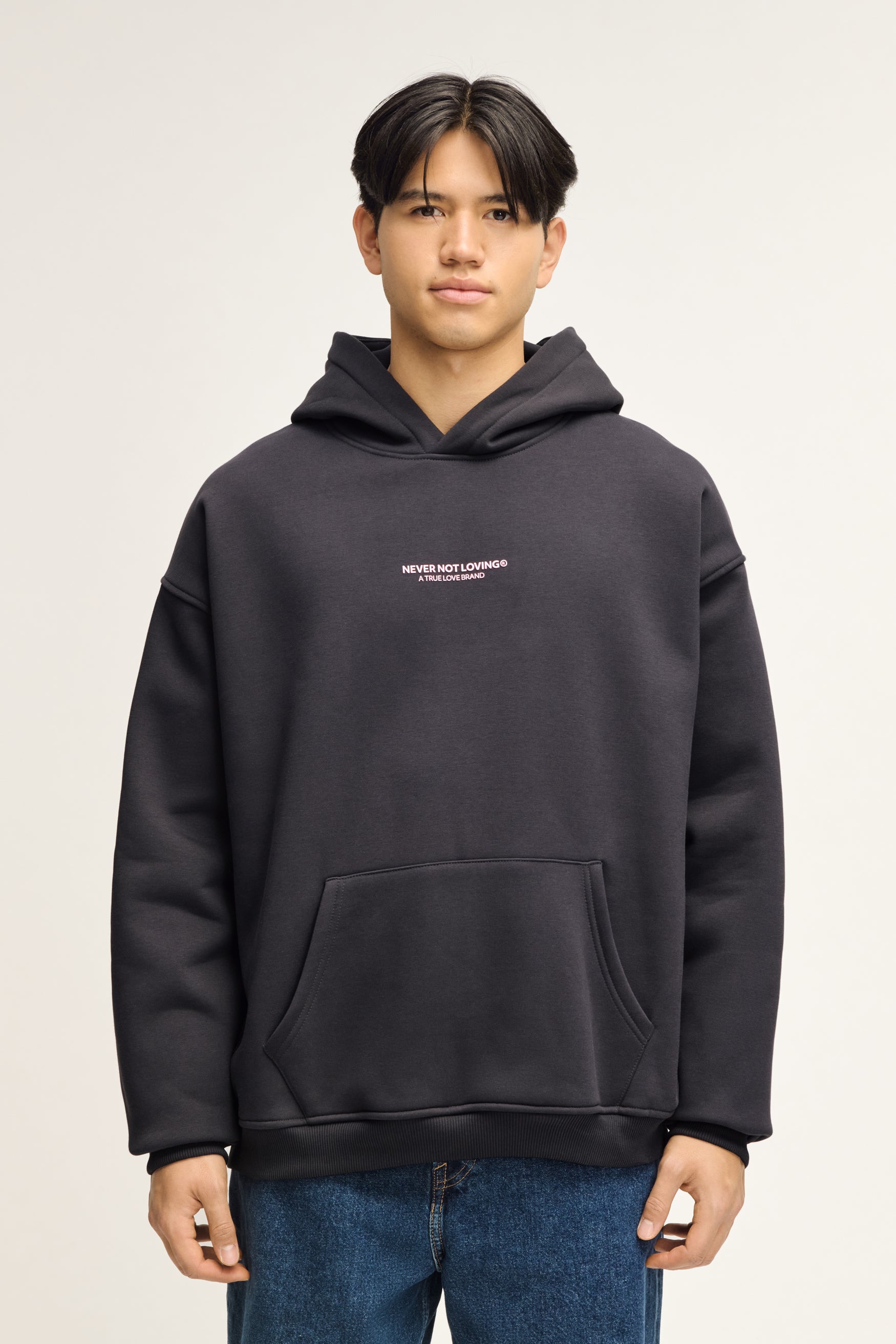 Smile Hoodie Anthrazit