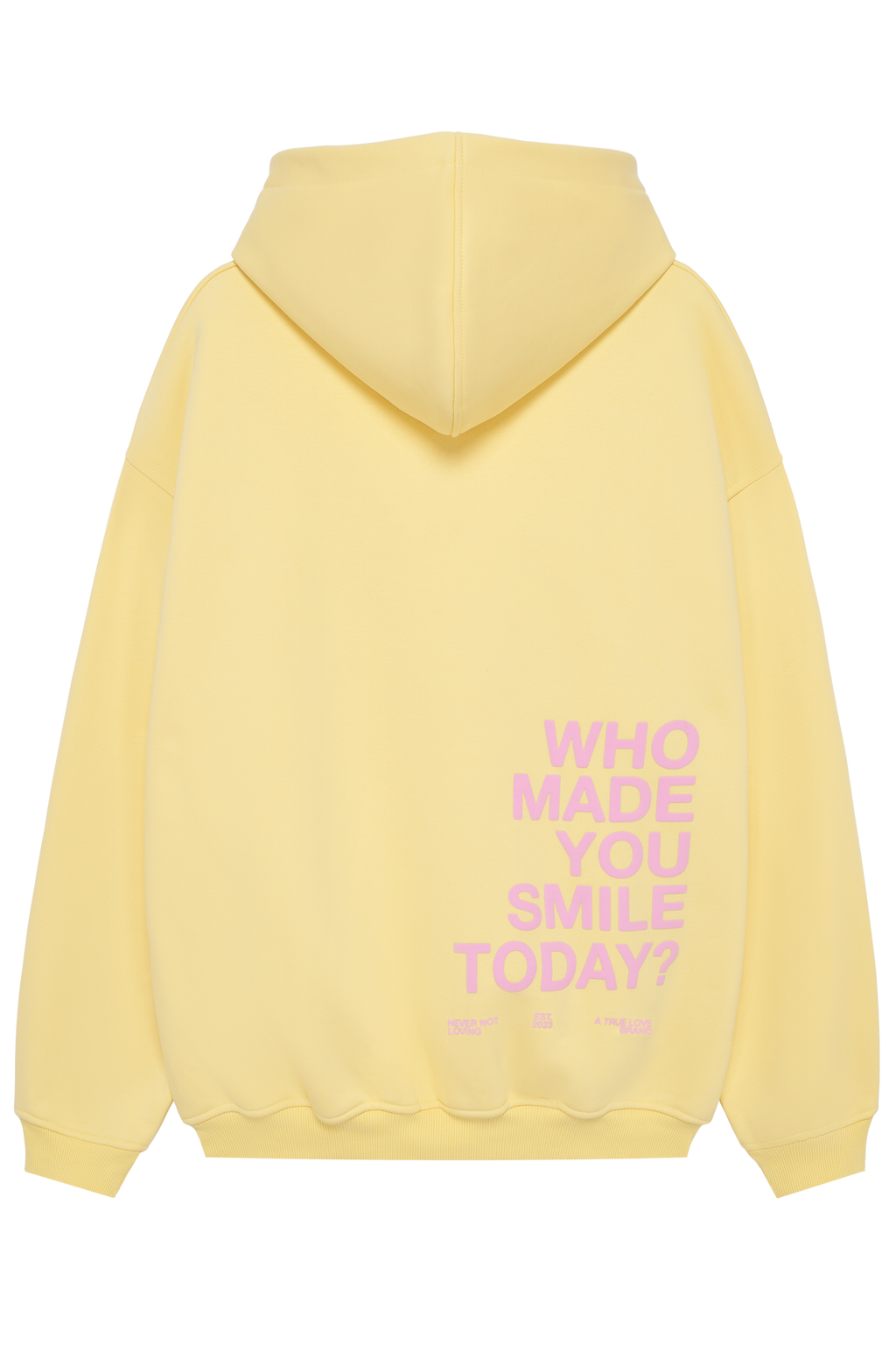 SMILE HOODIE BUZZING YELLOW