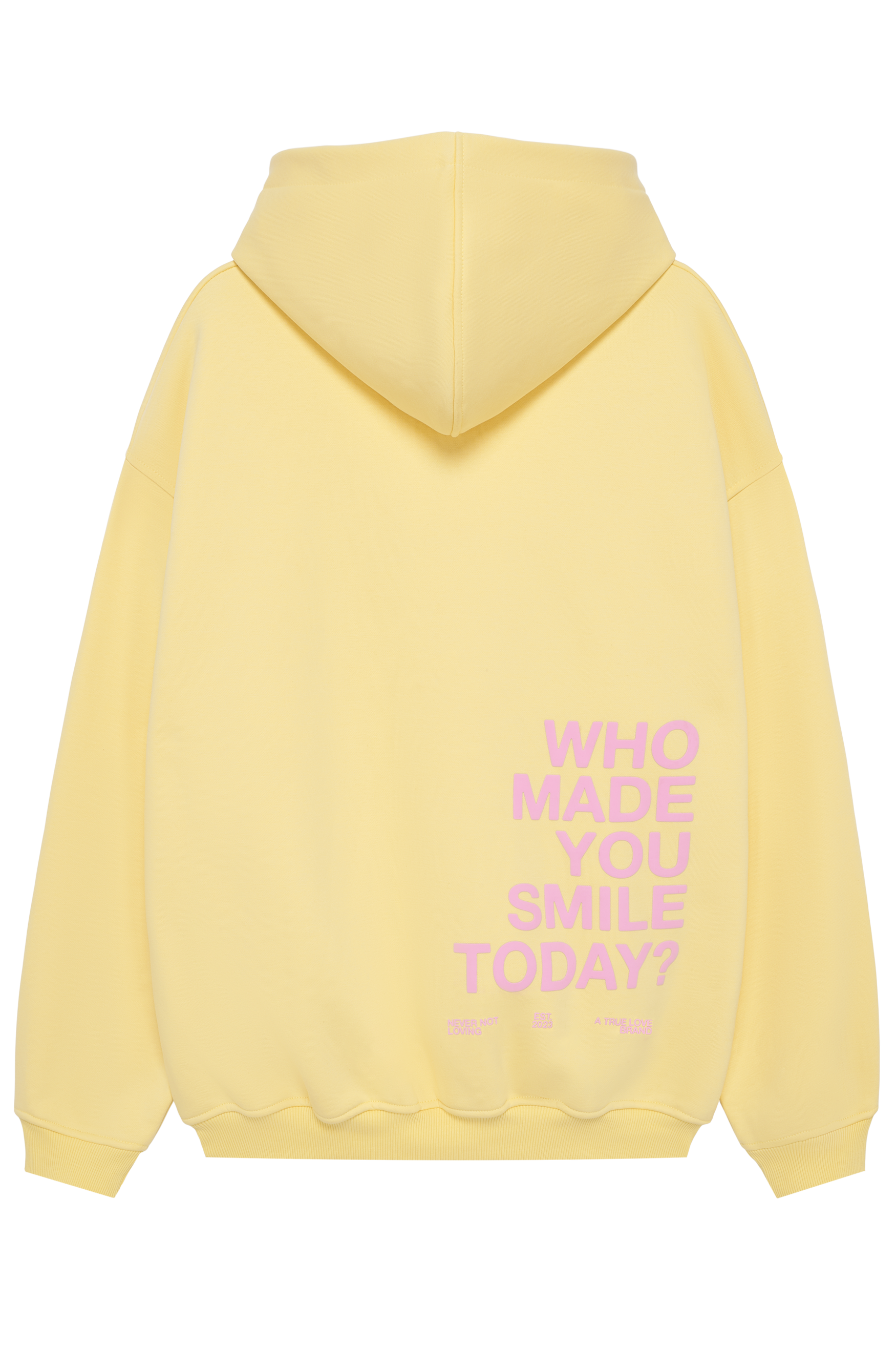 SMILE HOODIE BUZZING YELLOW