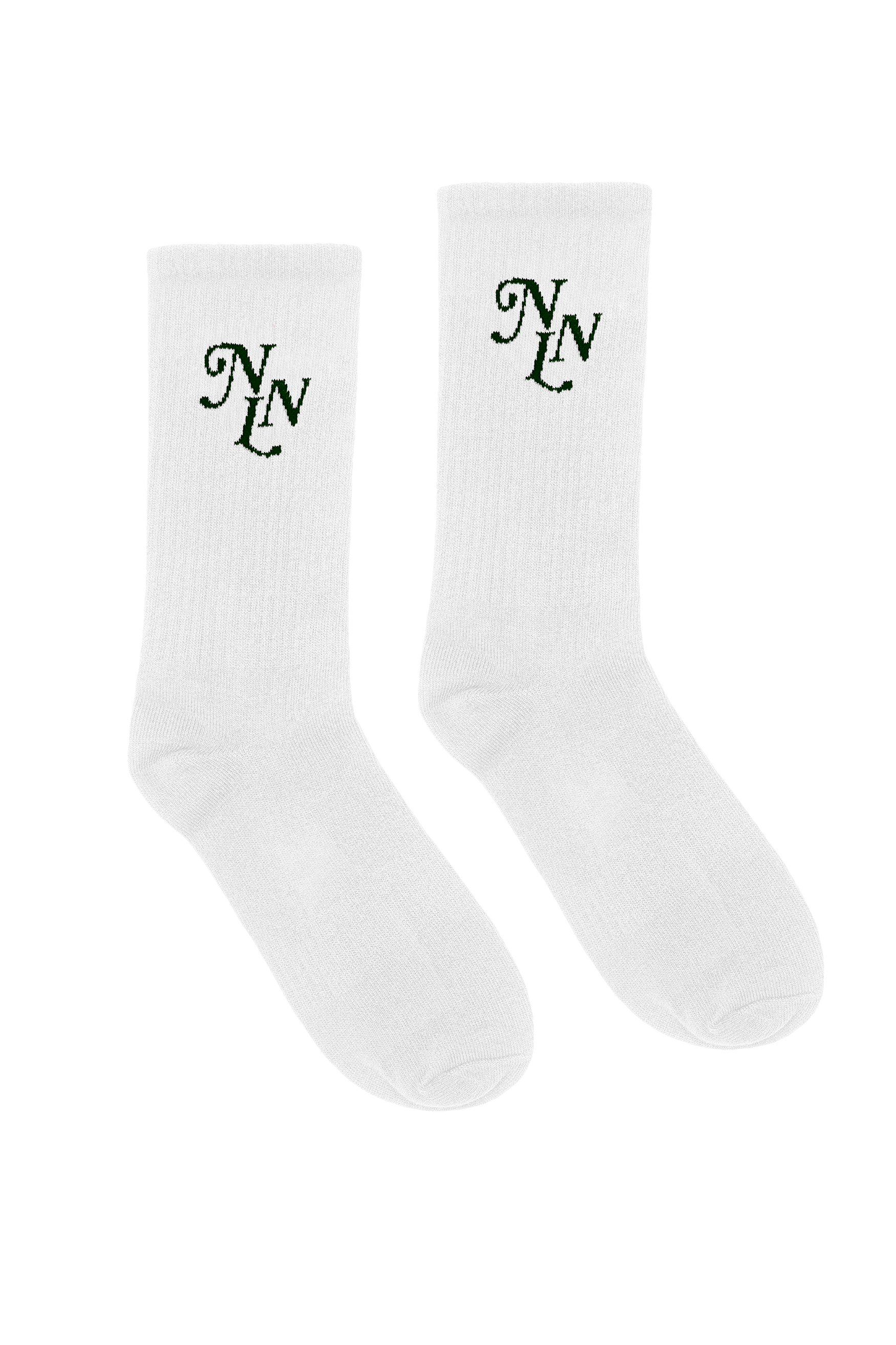 Socks NNL Logo White/Green