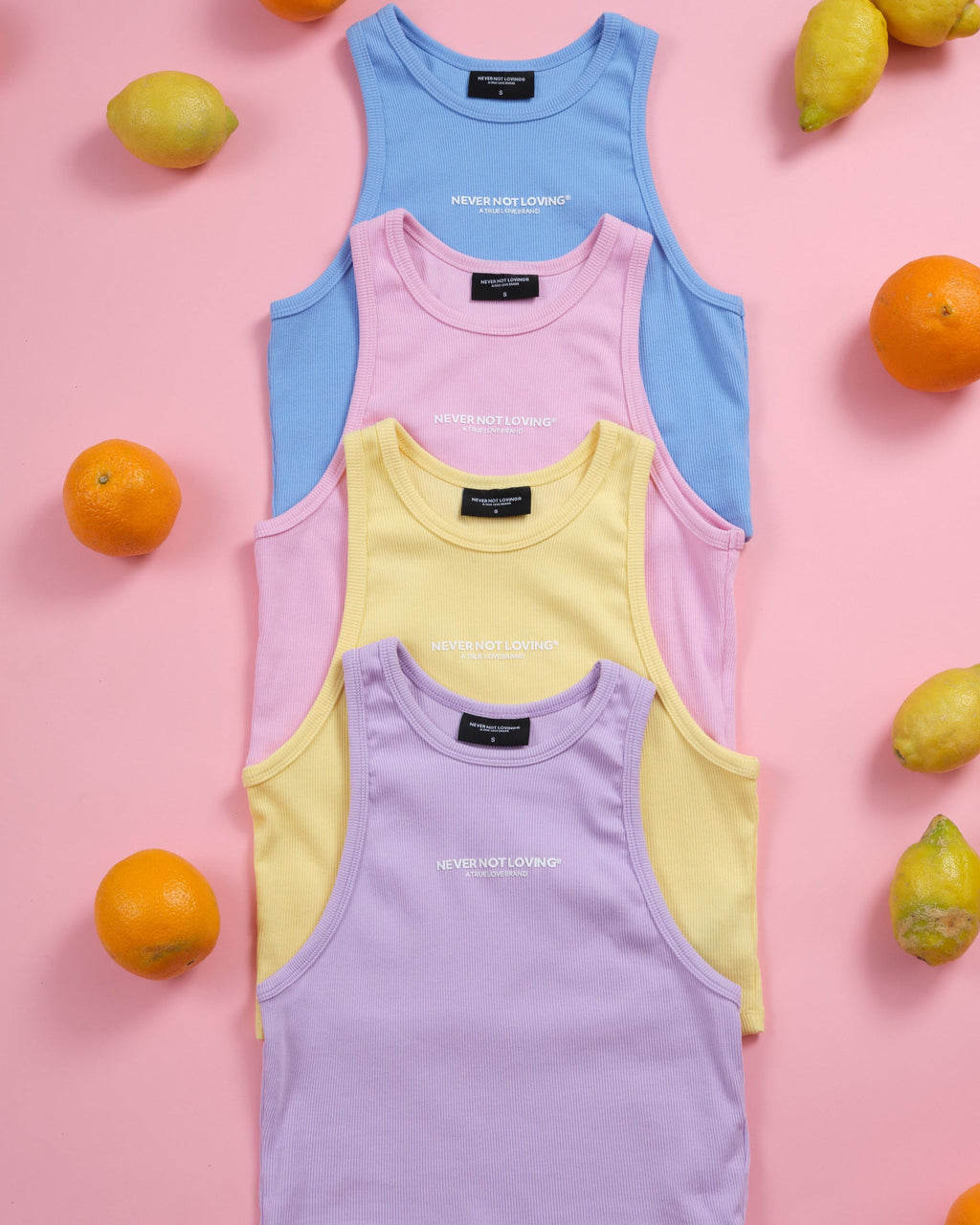 WOMEN'S CROPPED TANK TOP BUZZING YELLOW