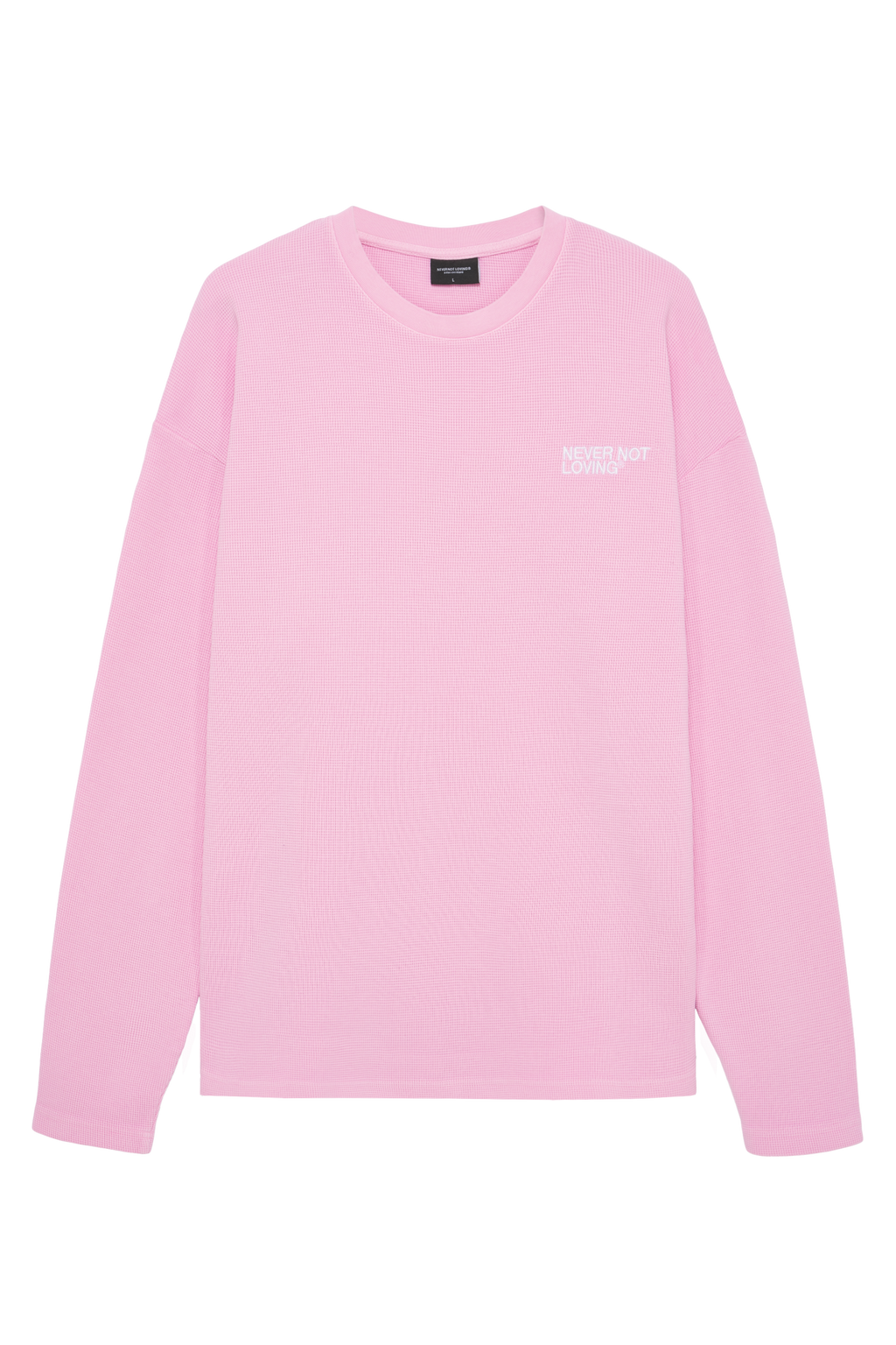 WAFFLE LONGSLEEVE PINK BLOSSOM
