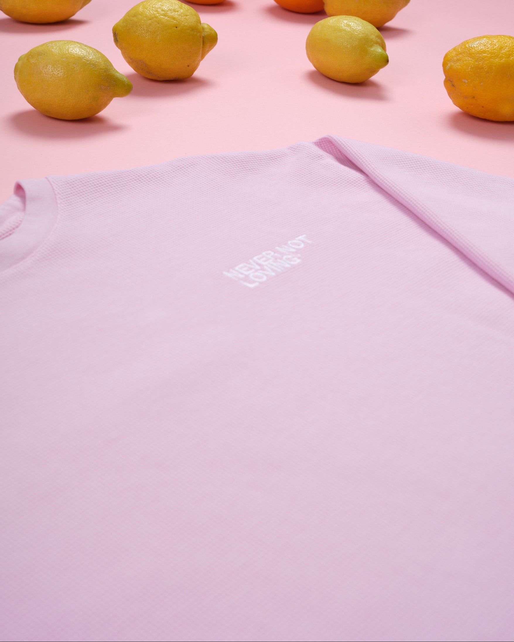 WAFFLE LONGSLEEVE PINK BLOSSOM