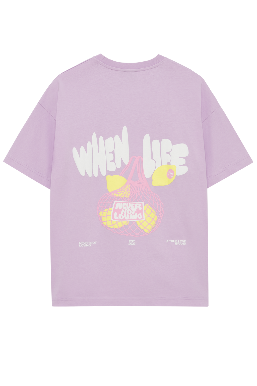 LEMONS T-SHIRT GRAPE