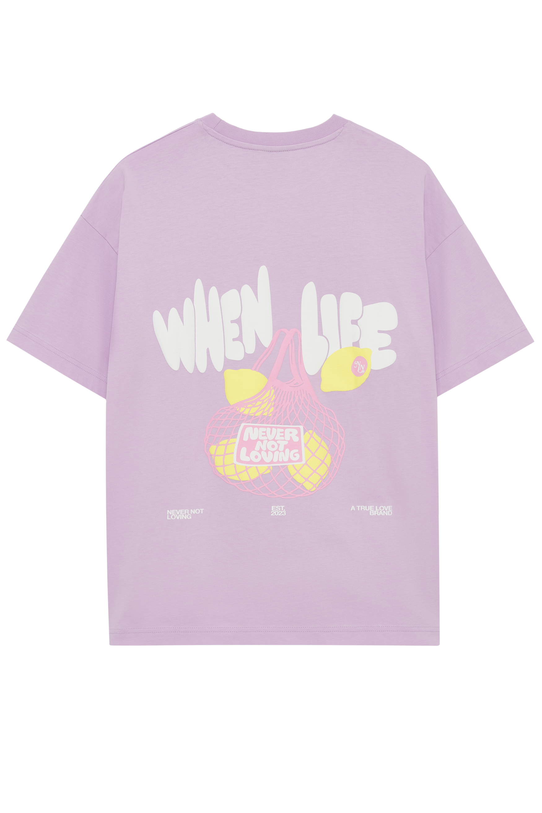 LEMONS T-SHIRT GRAPE