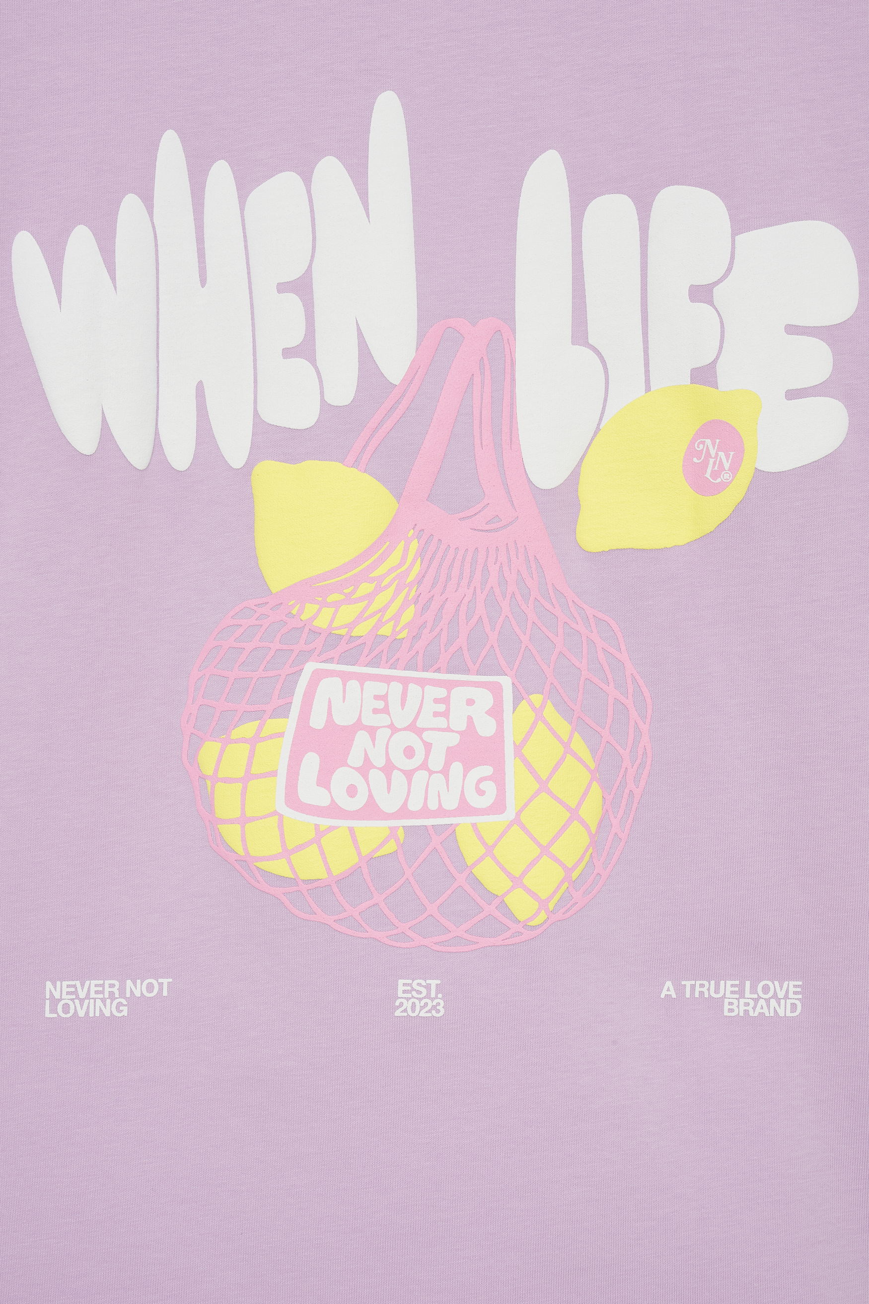 LEMONS T-SHIRT GRAPE