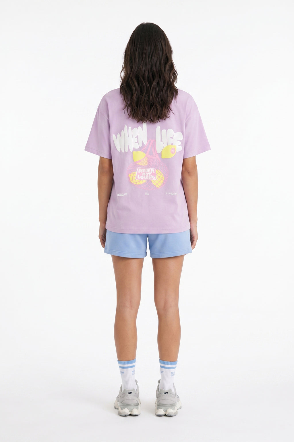 LEMONS T-SHIRT GRAPE