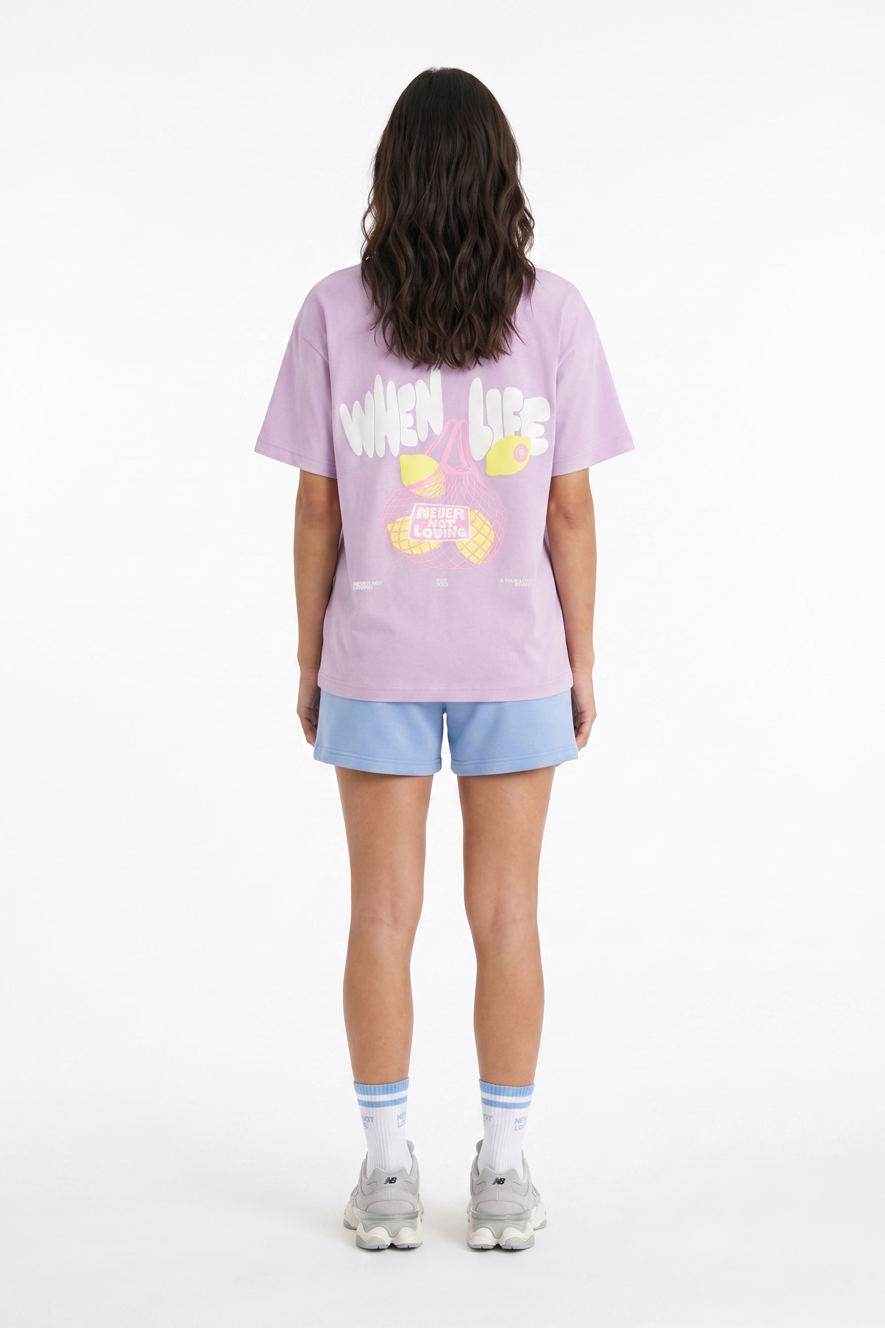 LEMONS T-SHIRT GRAPE