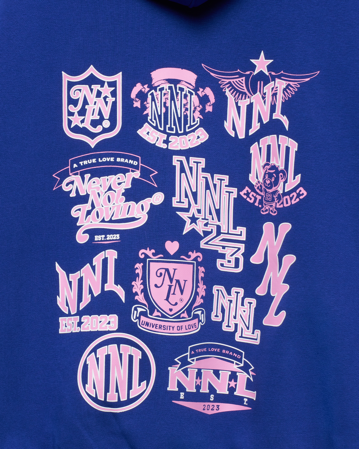 COAT OF ARMS HOODIE BLUE