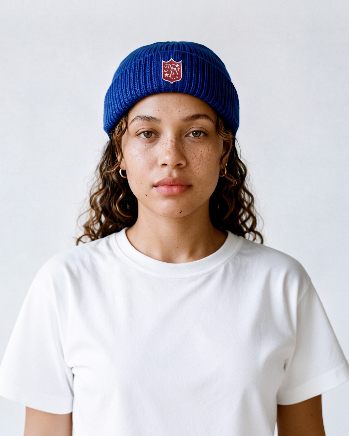 BEANIE NNL PATCH BLUE