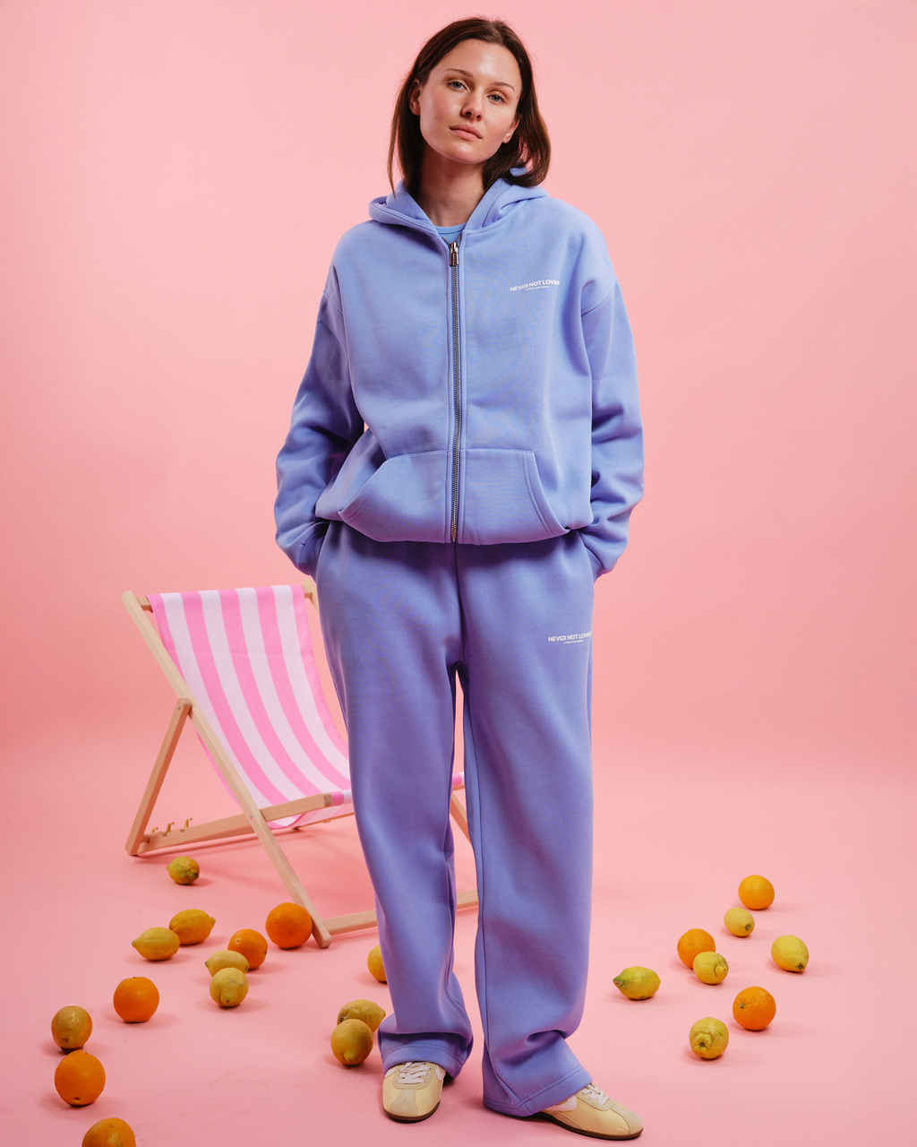 GLINT SWEAT PANTS RIVER BLUE