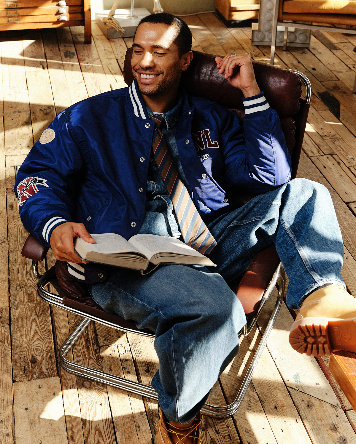 CAMPUS JACKET BLUE