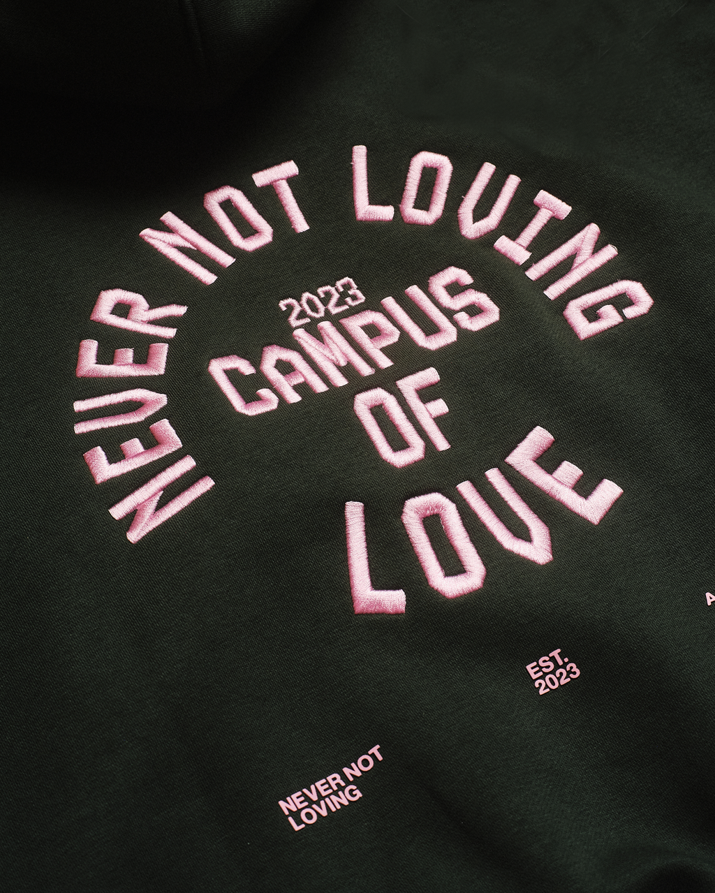CAMPUS OF LOVE HOODIE GREEN