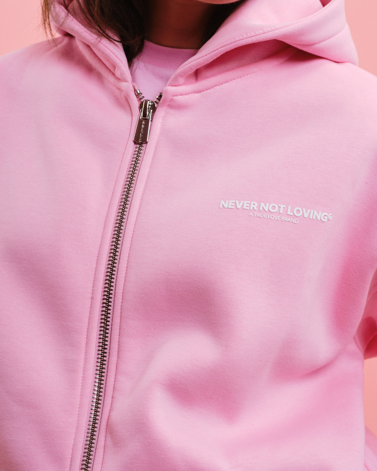 GLINT SWEAT JACKET PINK BLOSSOM