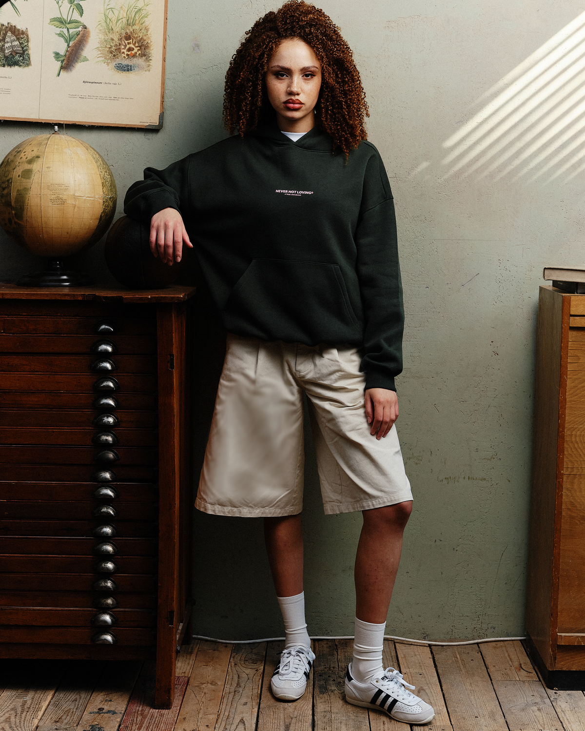 CAMPUS OF LOVE HOODIE GREEN