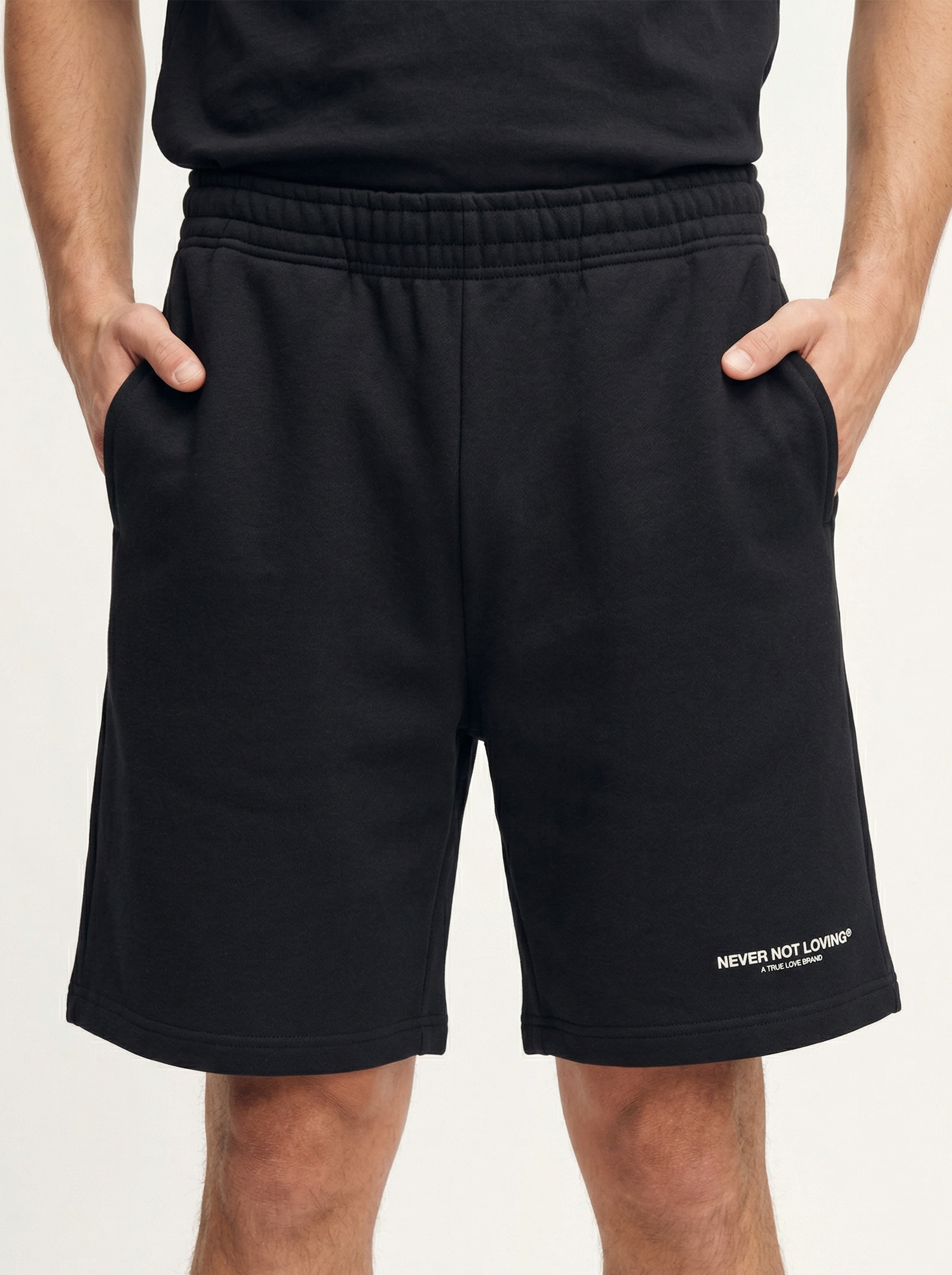 LONG SHORTS BLACK