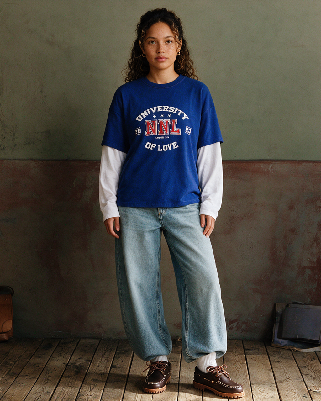 CAMPUS LONGSLEEVE BLUE