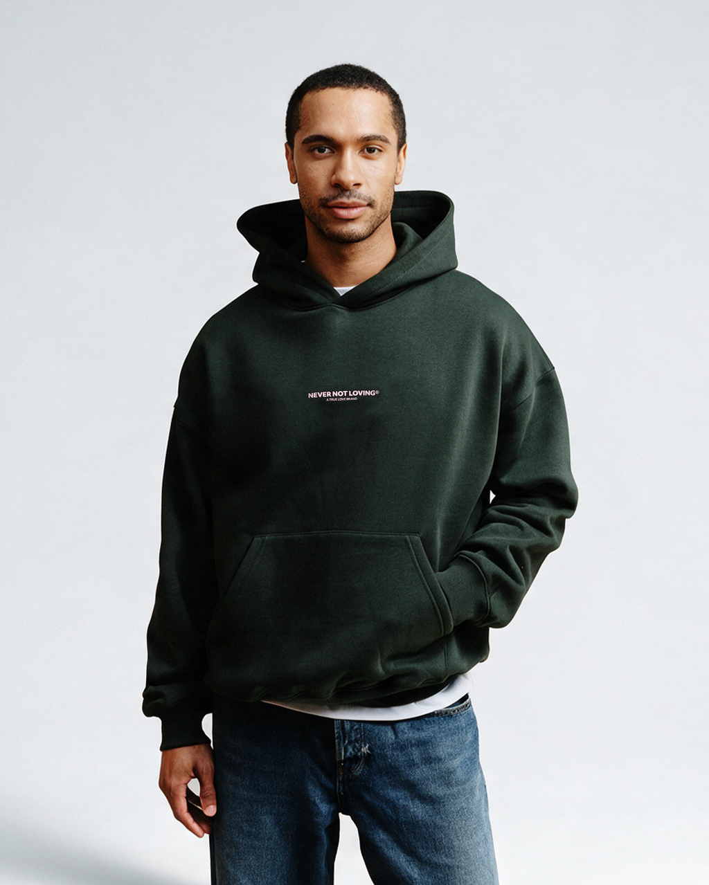NNL HEART HOODIE GREEN