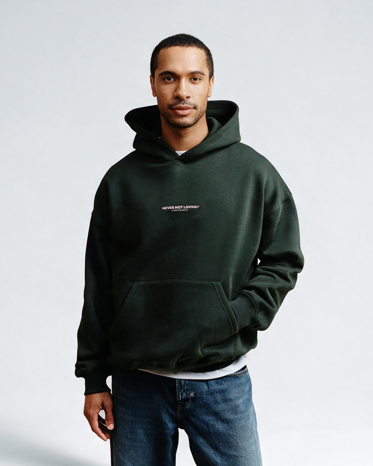 NNL HEART HOODIE GREEN