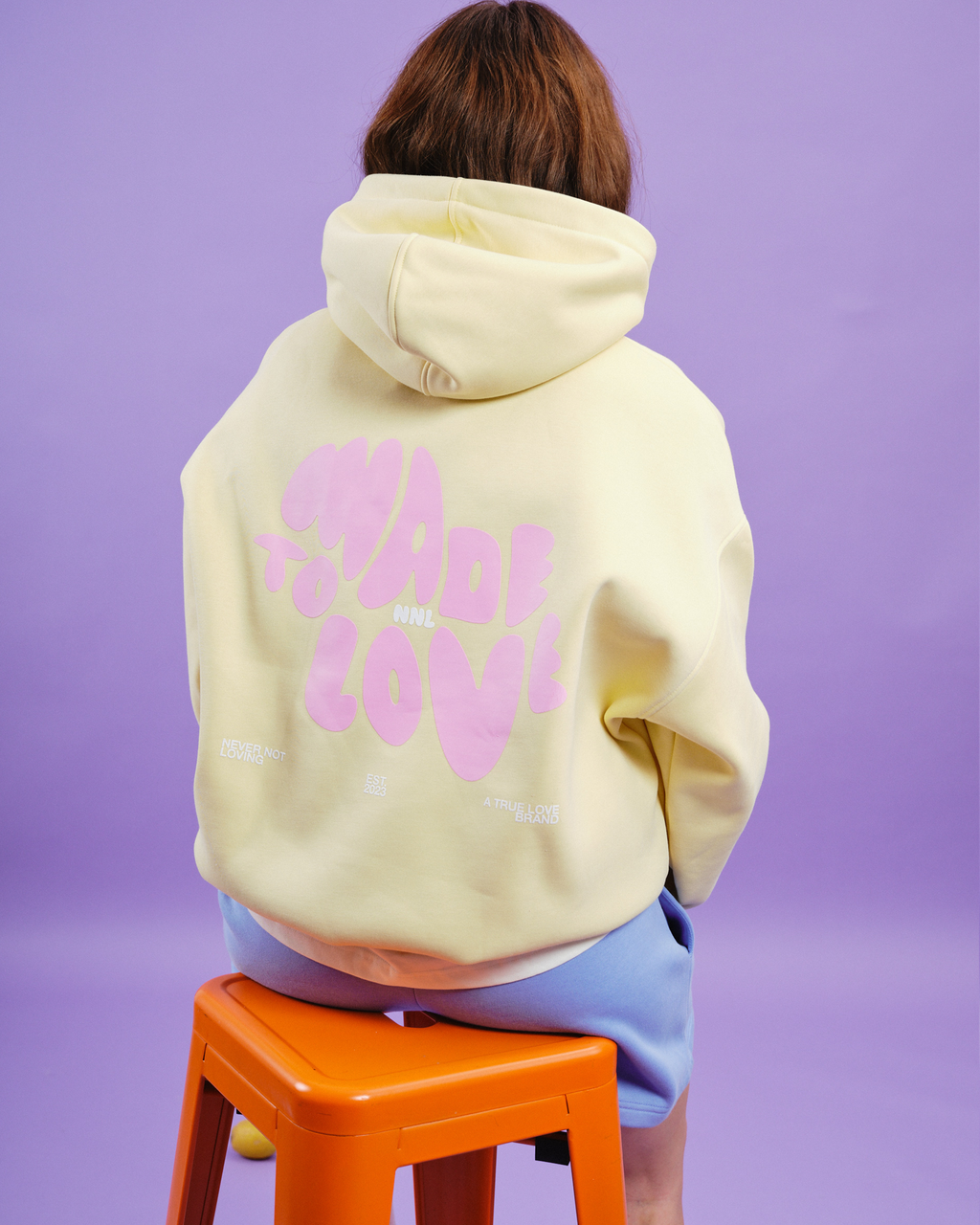 MADE TO LOVE HOODIE BUZZING YELLOW