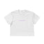 NNL Letter Crop Top White