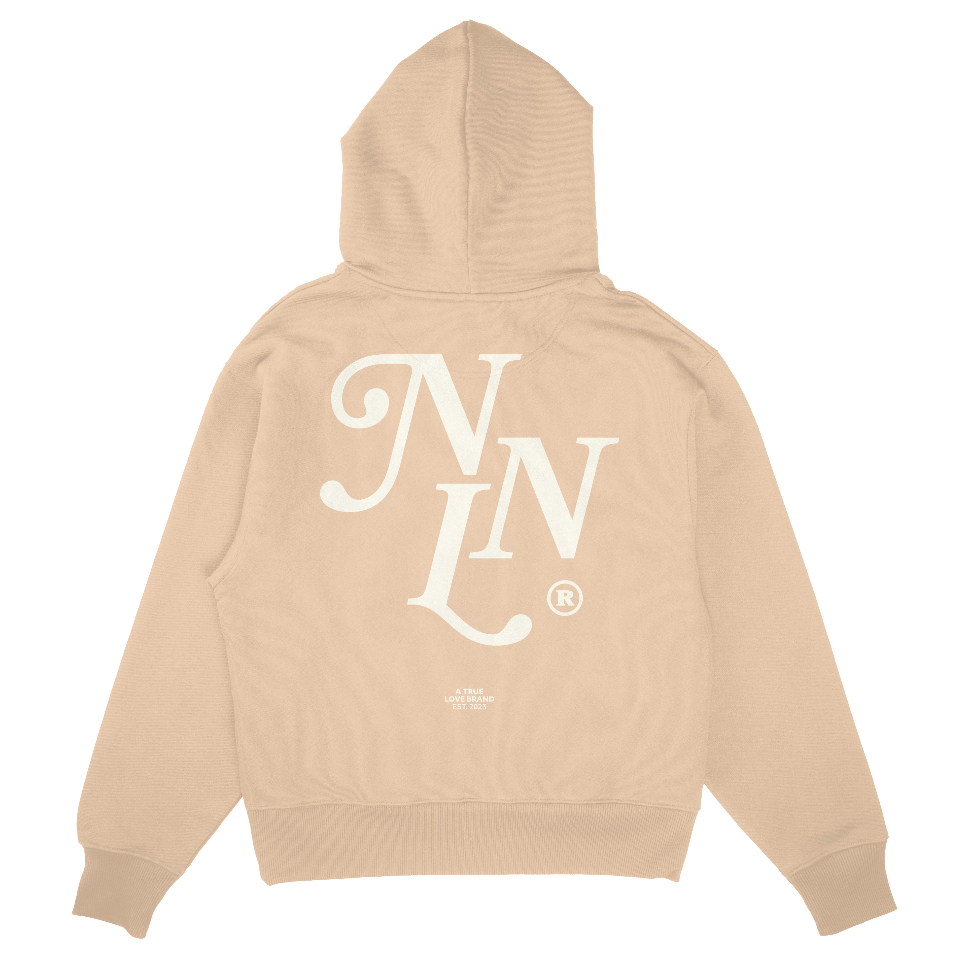 NNL Letter Hoodie Beige