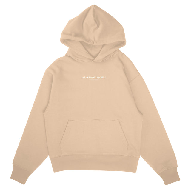 NNL Letter Hoodie Beige