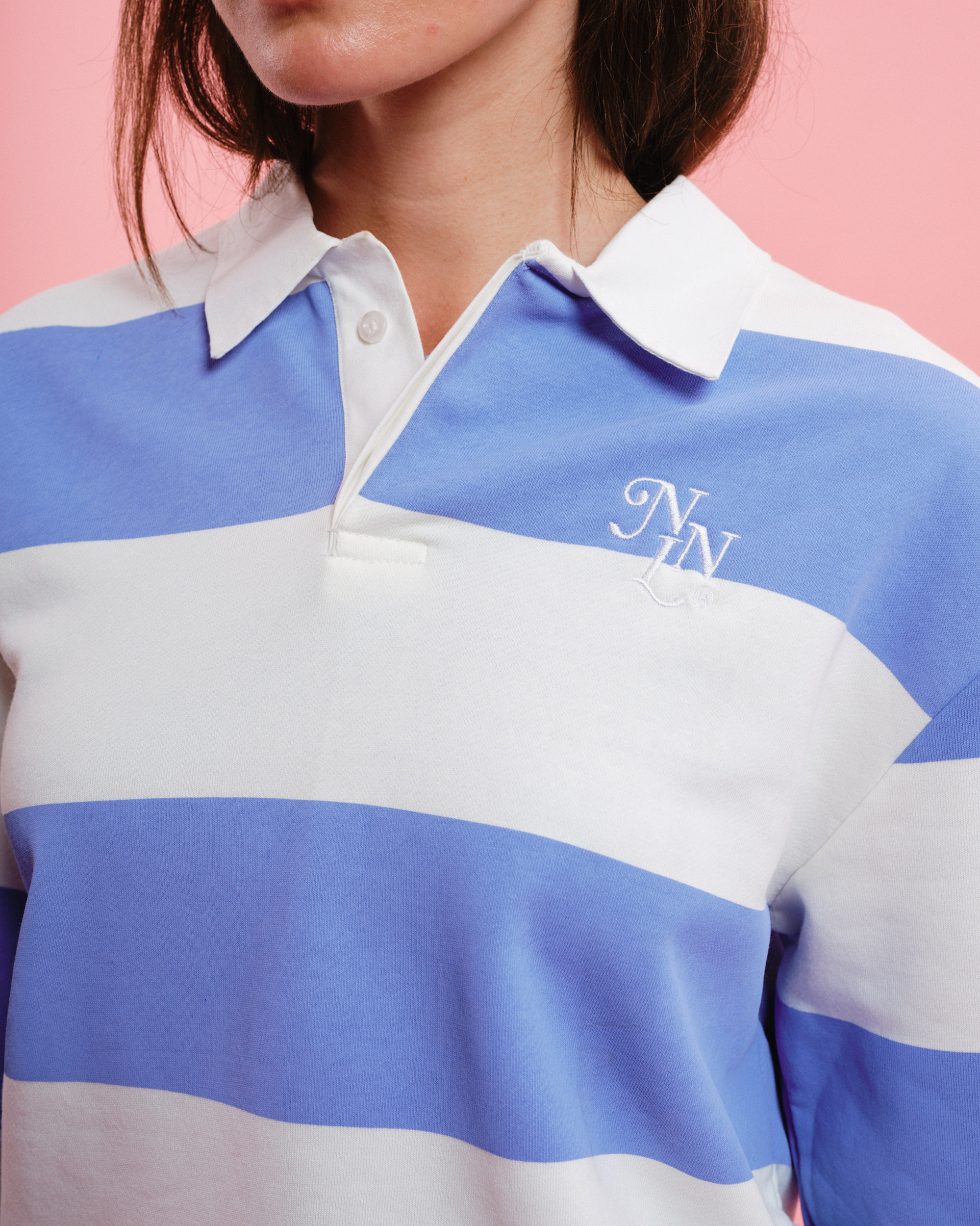 STRIPED LONGSLEEVE RIVER BLUE WHITE