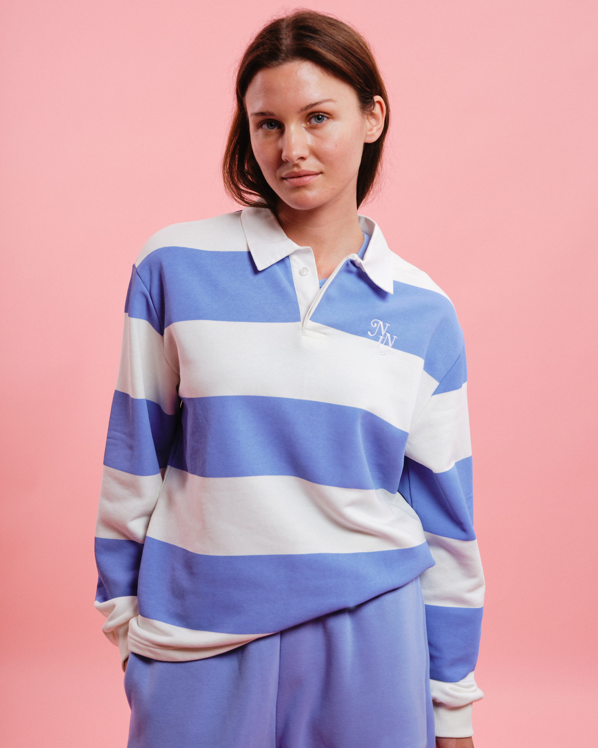 STRIPED LONGSLEEVE RIVER BLUE WHITE