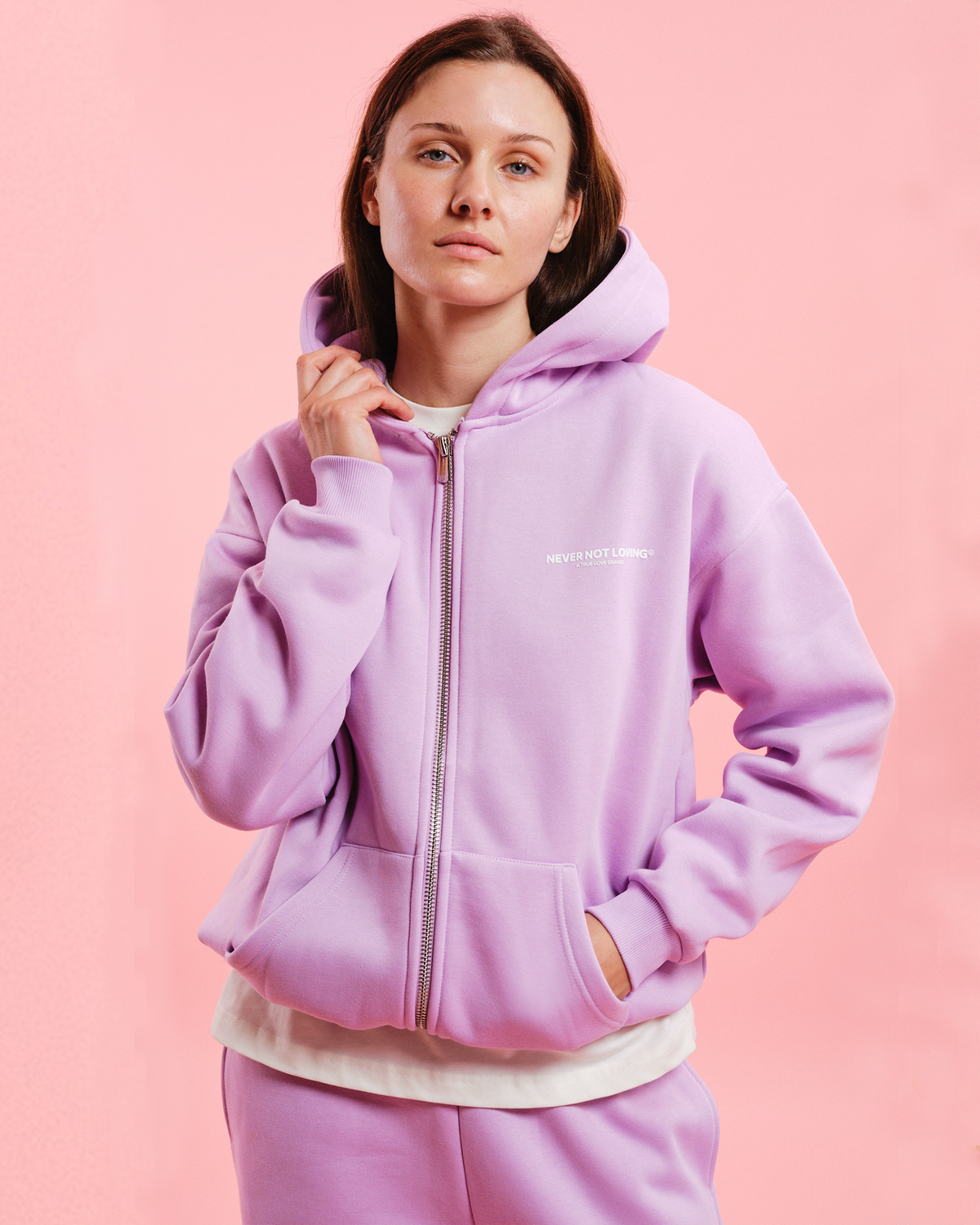 GLINT SWEAT JACKET GRAPE