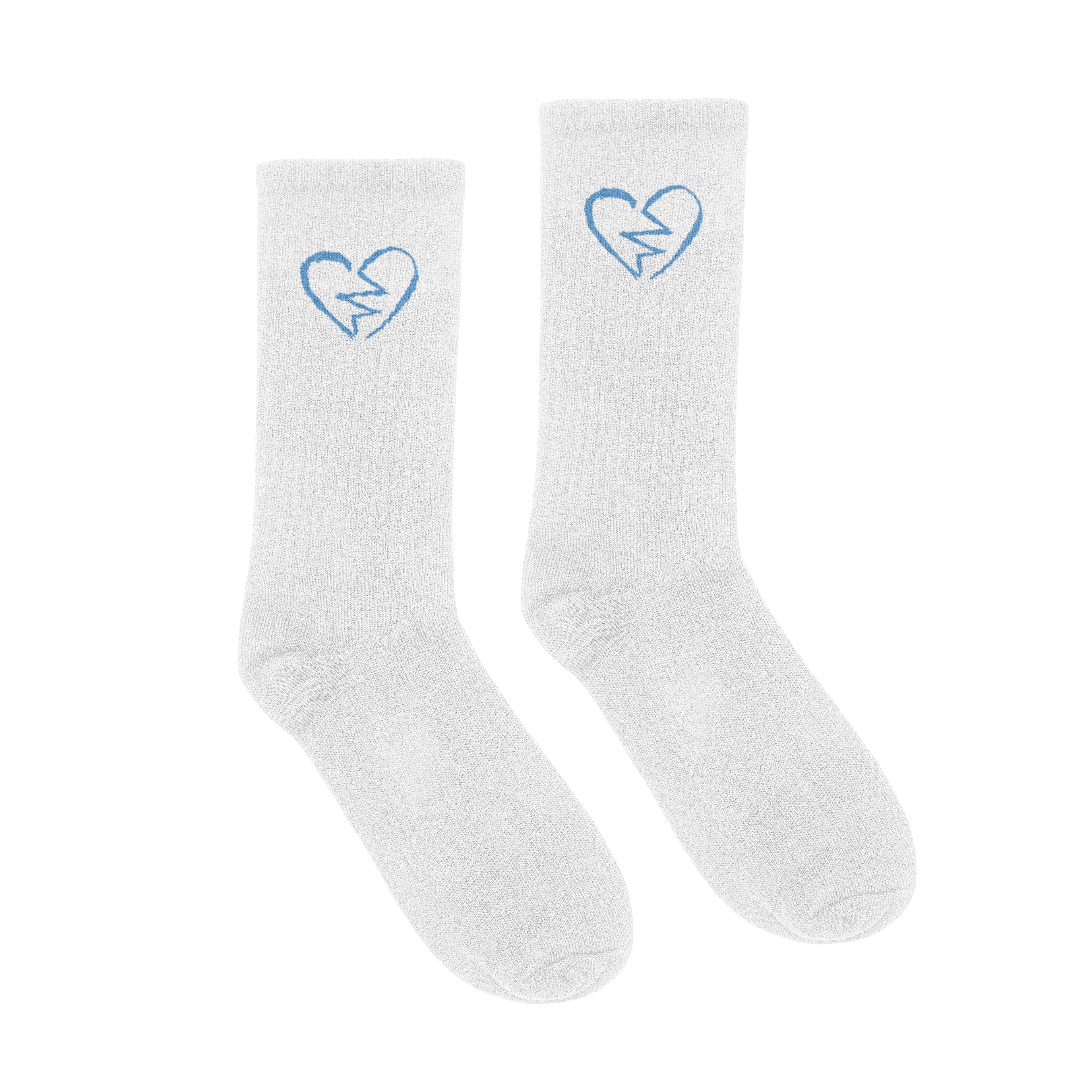 HERZINFUCKED Socken Blue