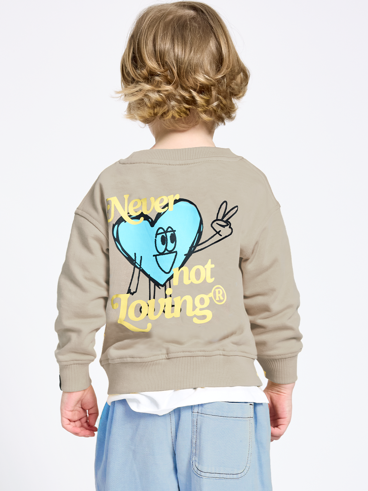 Kids Sweatshirt Beige