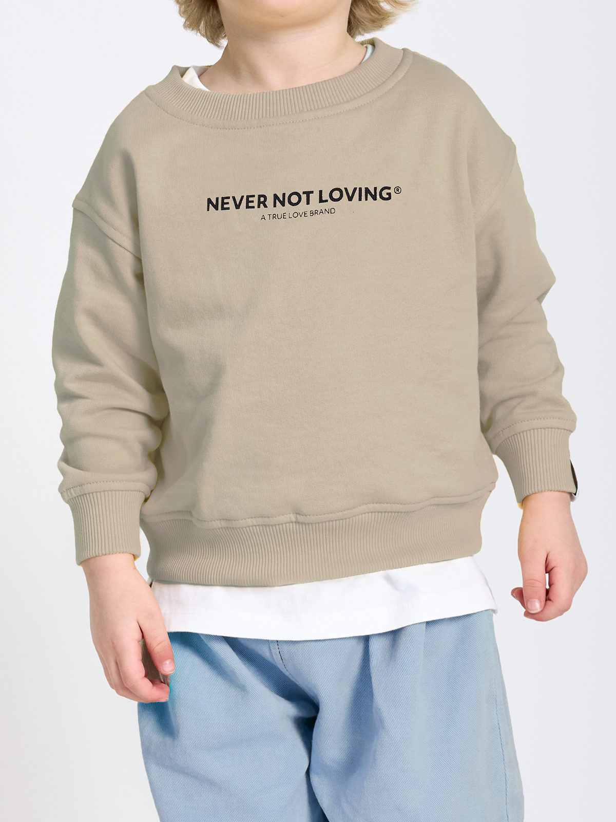 Kids Sweatshirt Beige