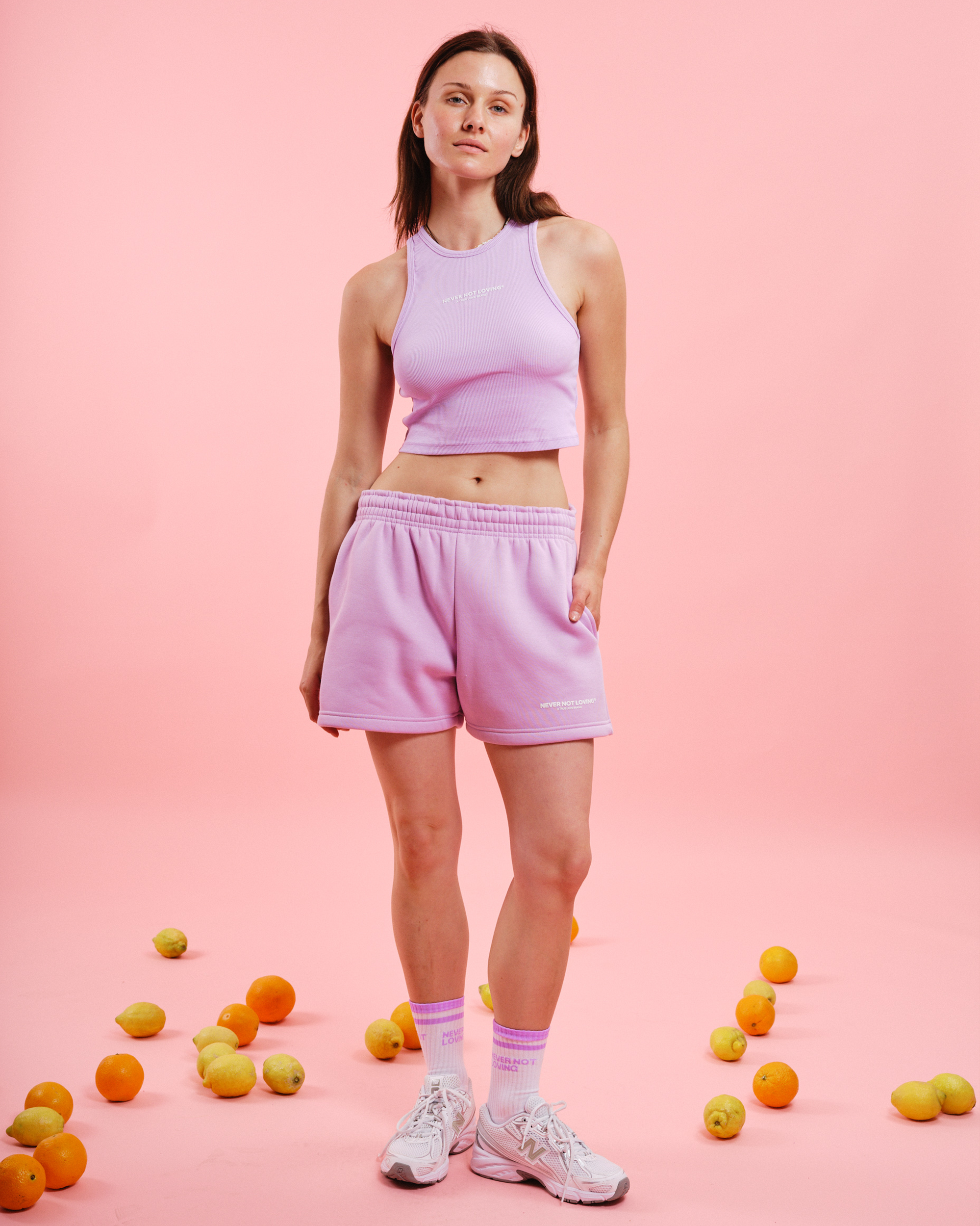 WOMEN'S CROPPED TANK TOP GRAPE