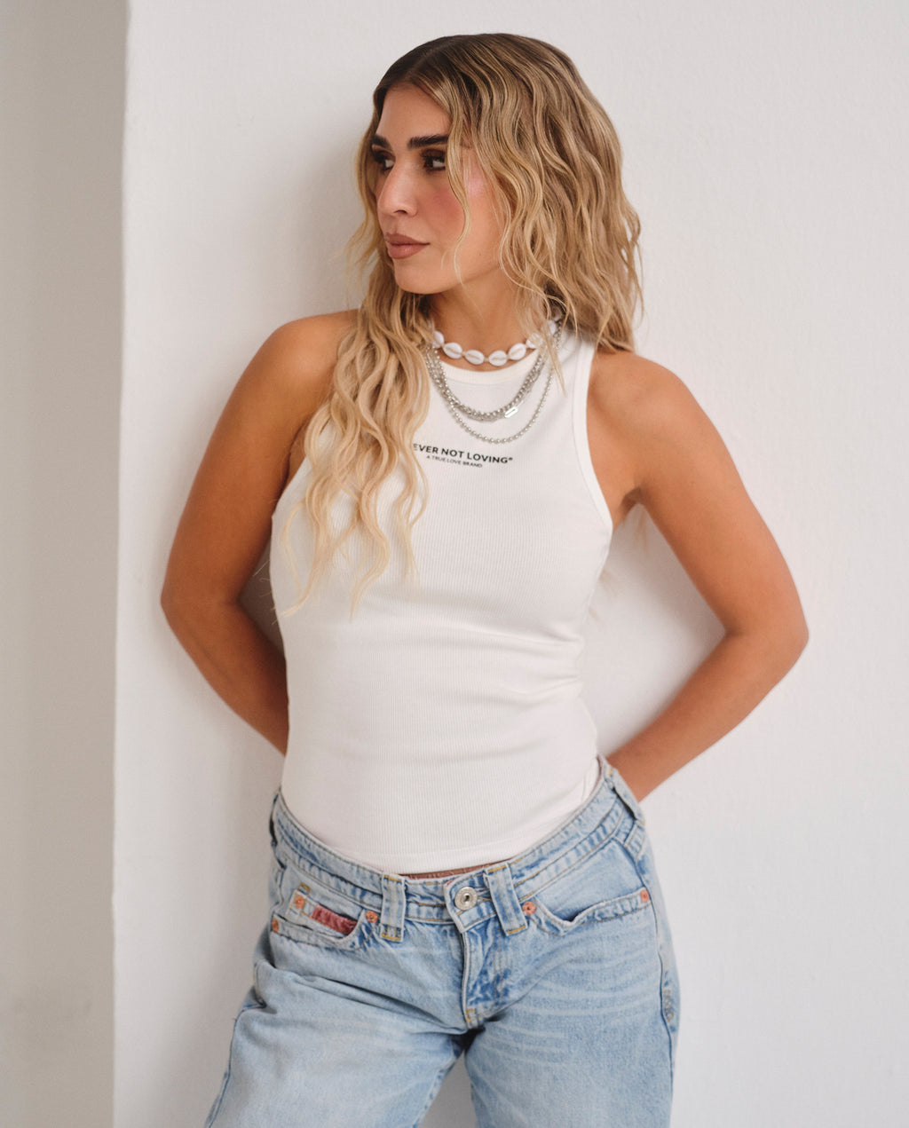 WOMEN'S TANK TOP WHITE